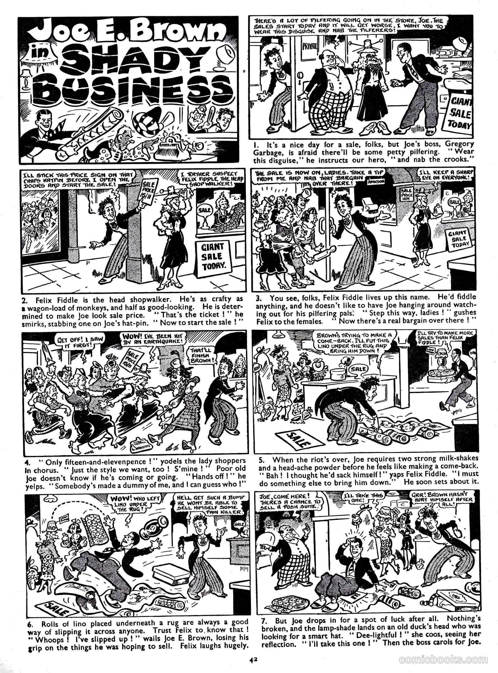 Film Fun Annual #1958 — page 46 of 150