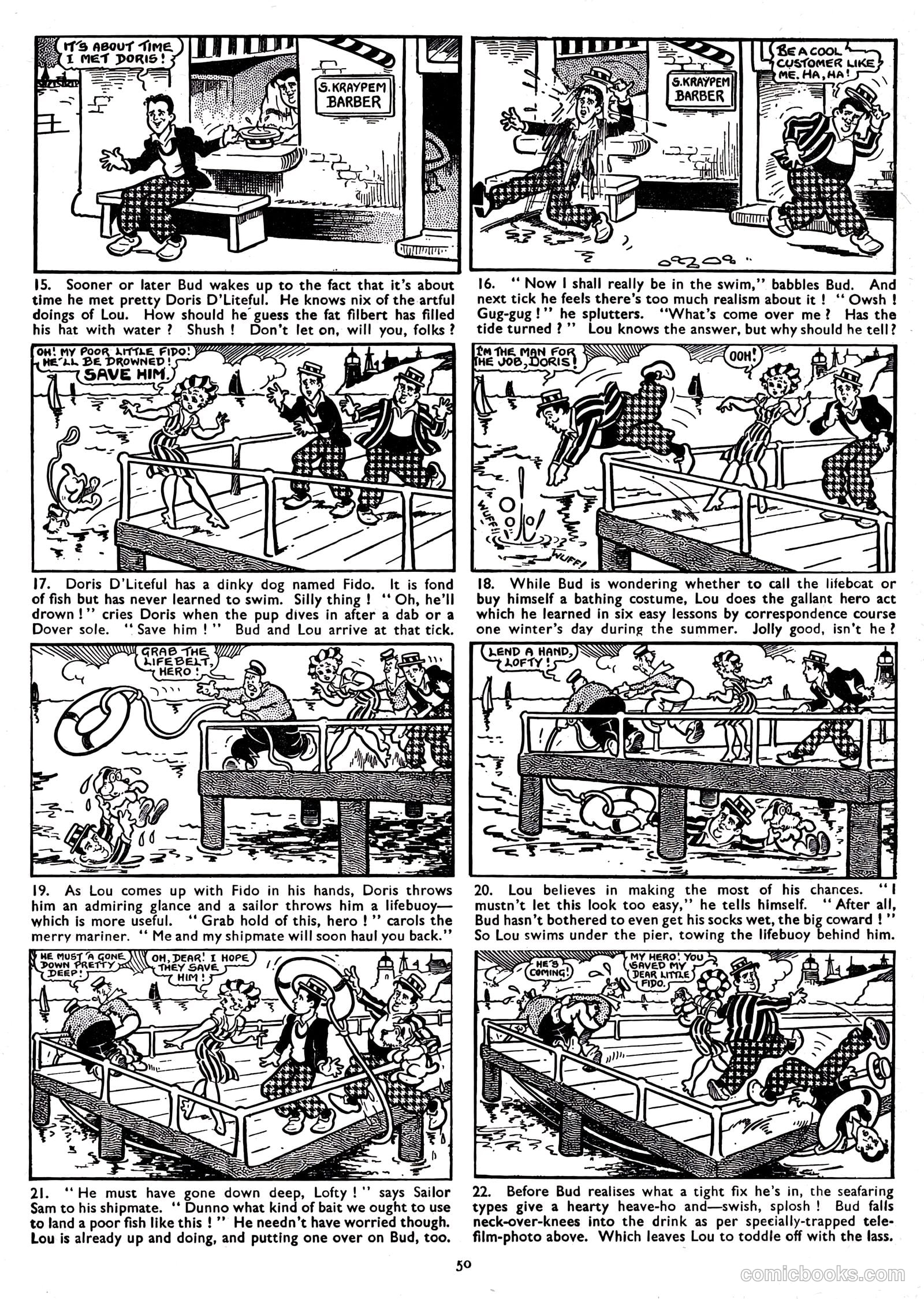 Film Fun Annual #1958 — page 54 of 150