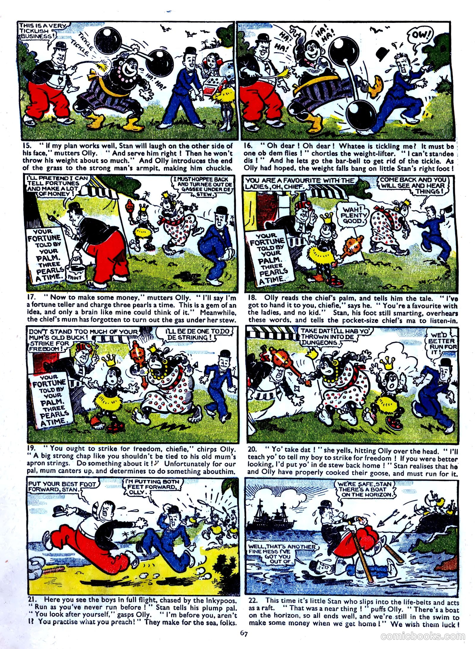 Film Fun Annual #1958 — page 71 of 150