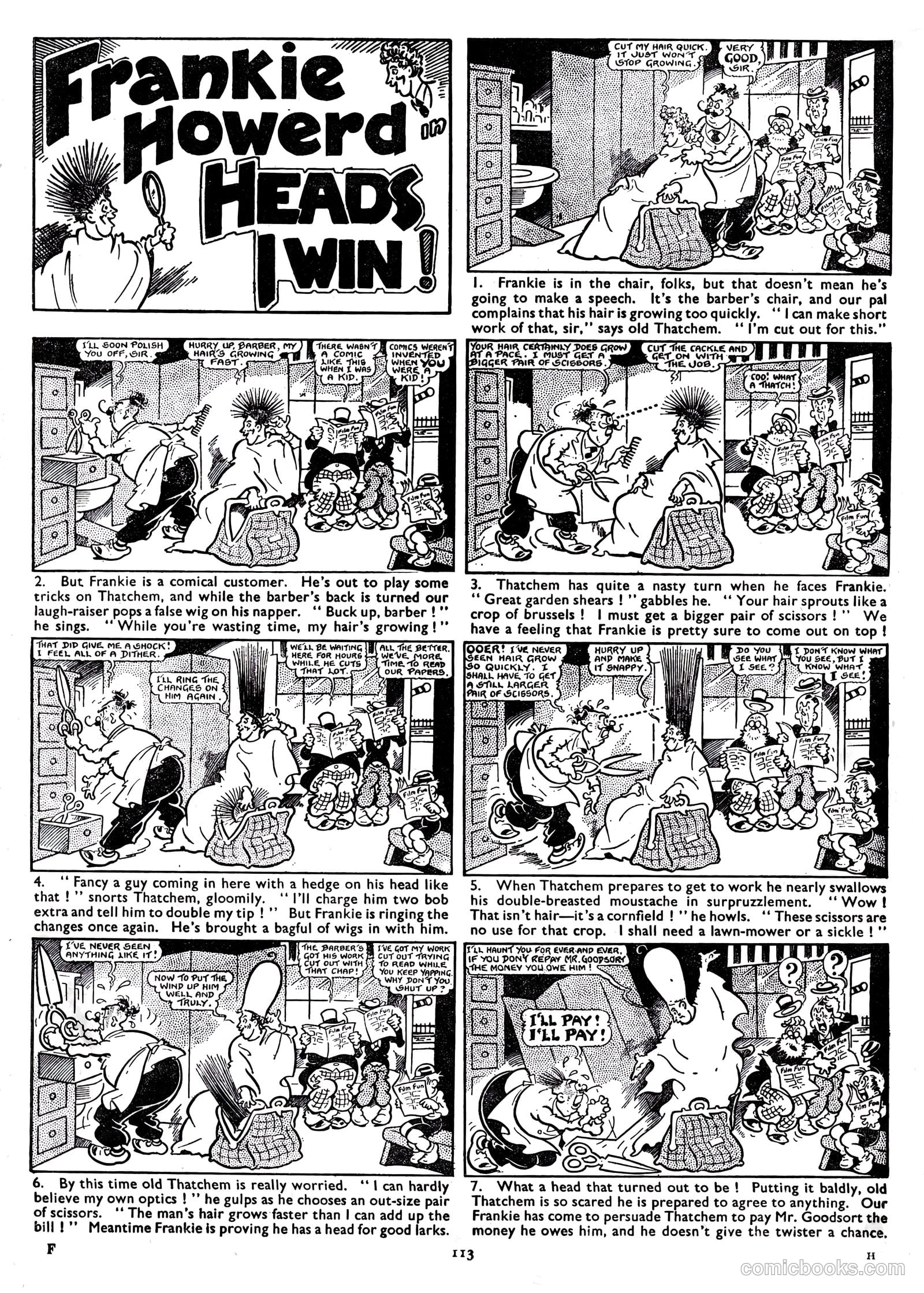 Film Fun Annual #1958 — page 117 of 150