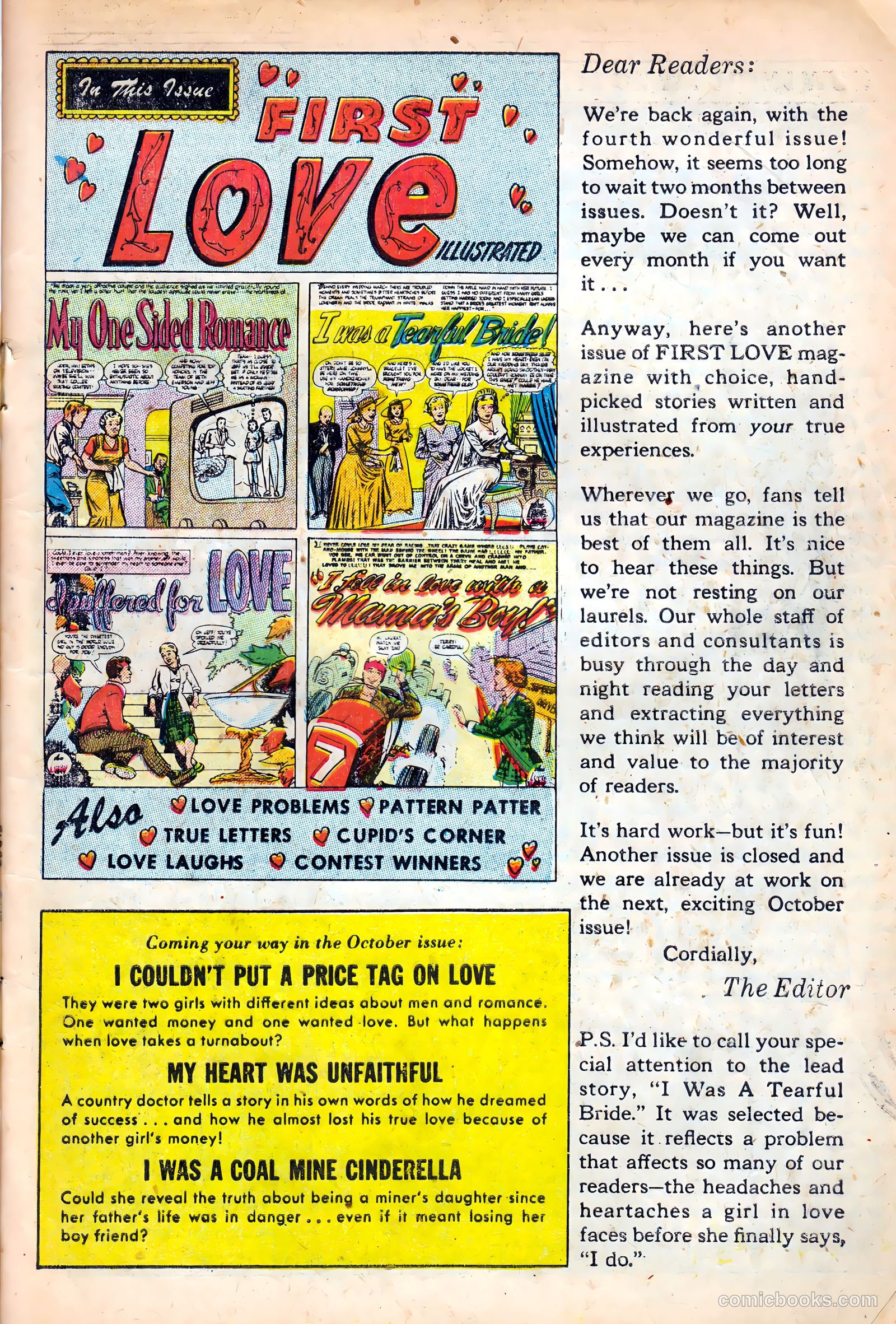 First Love Illustrated #4 — page 3 of 52