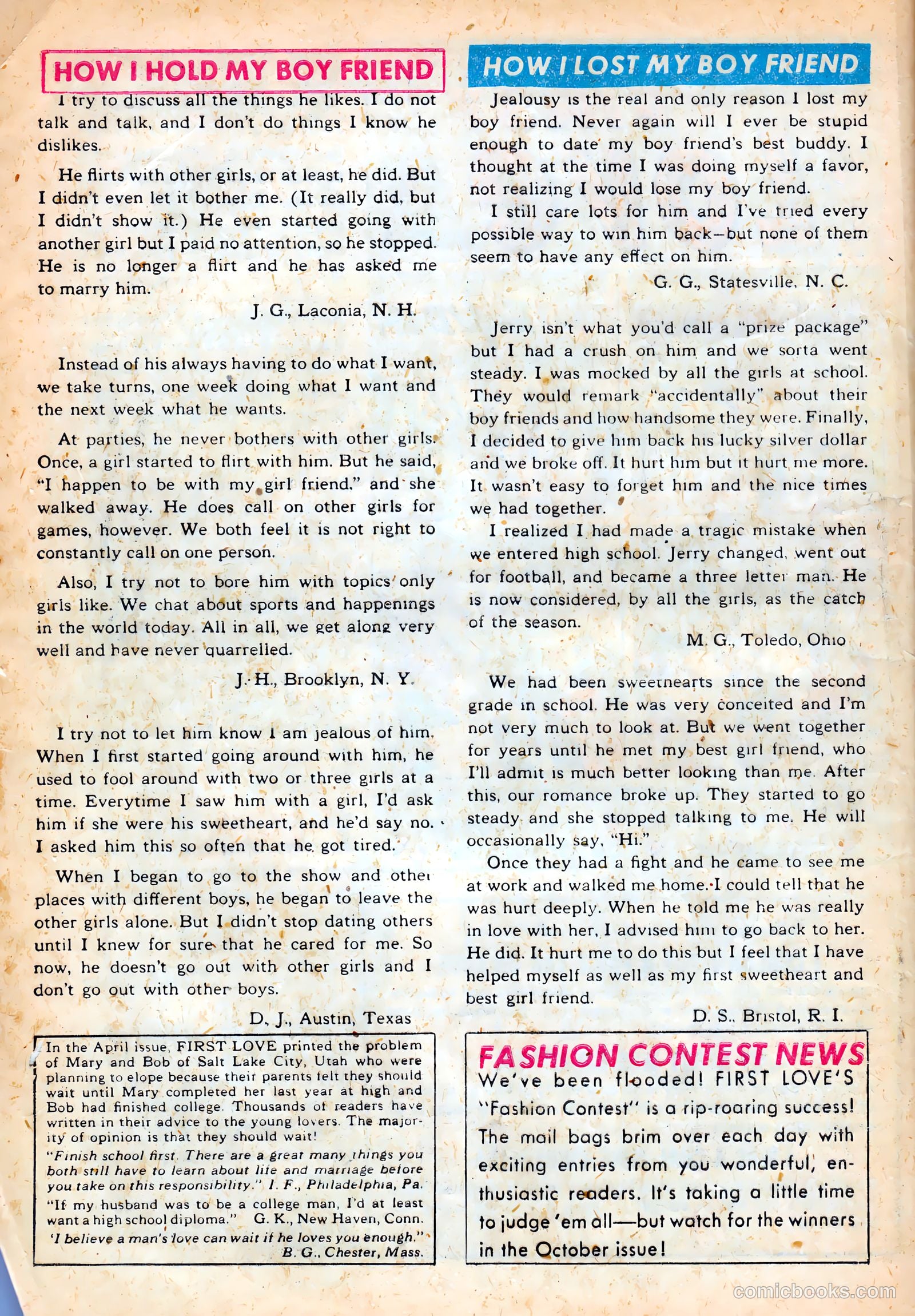 First Love Illustrated #4 — page 4 of 52