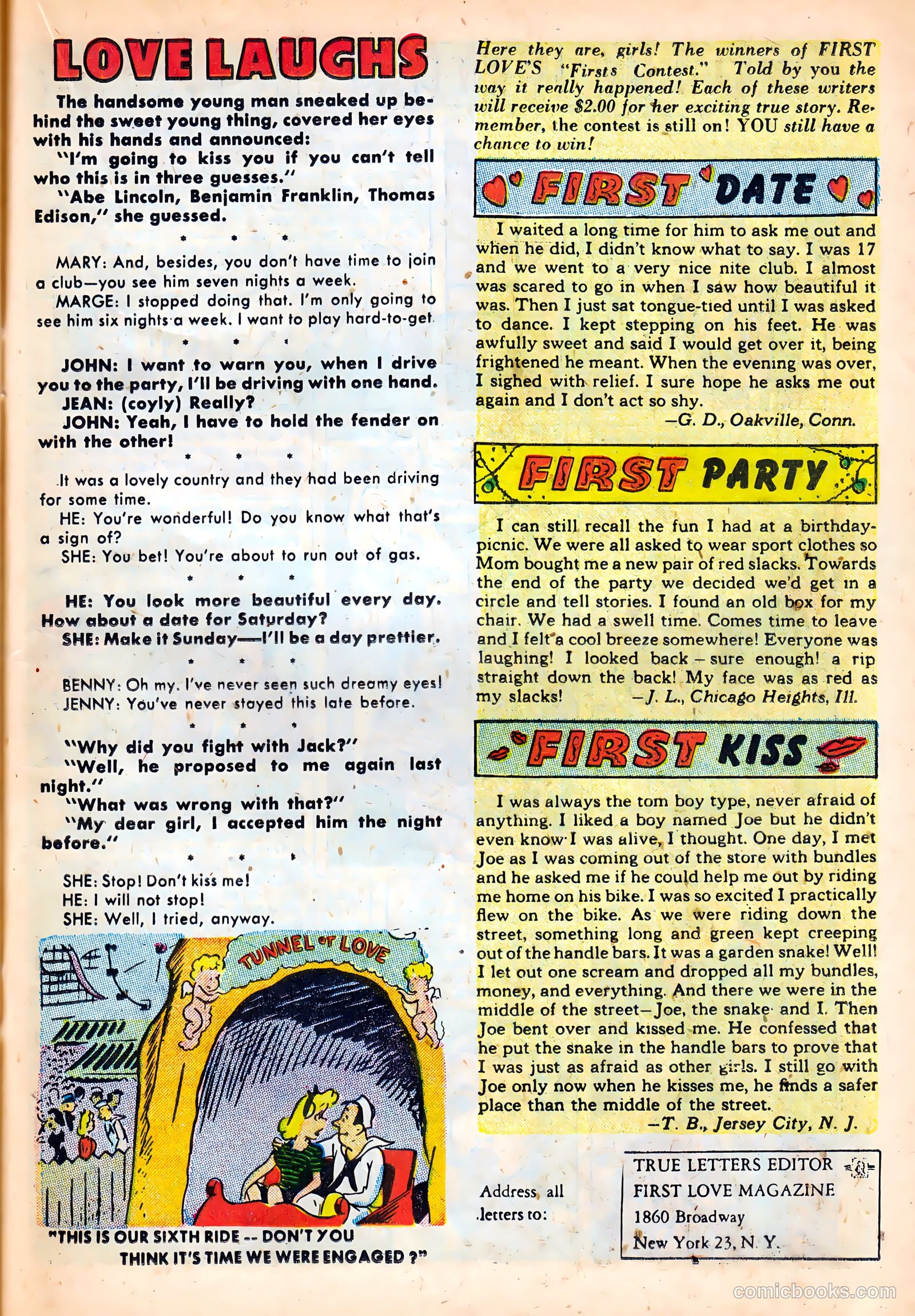 First Love Illustrated #4 — page 21 of 52