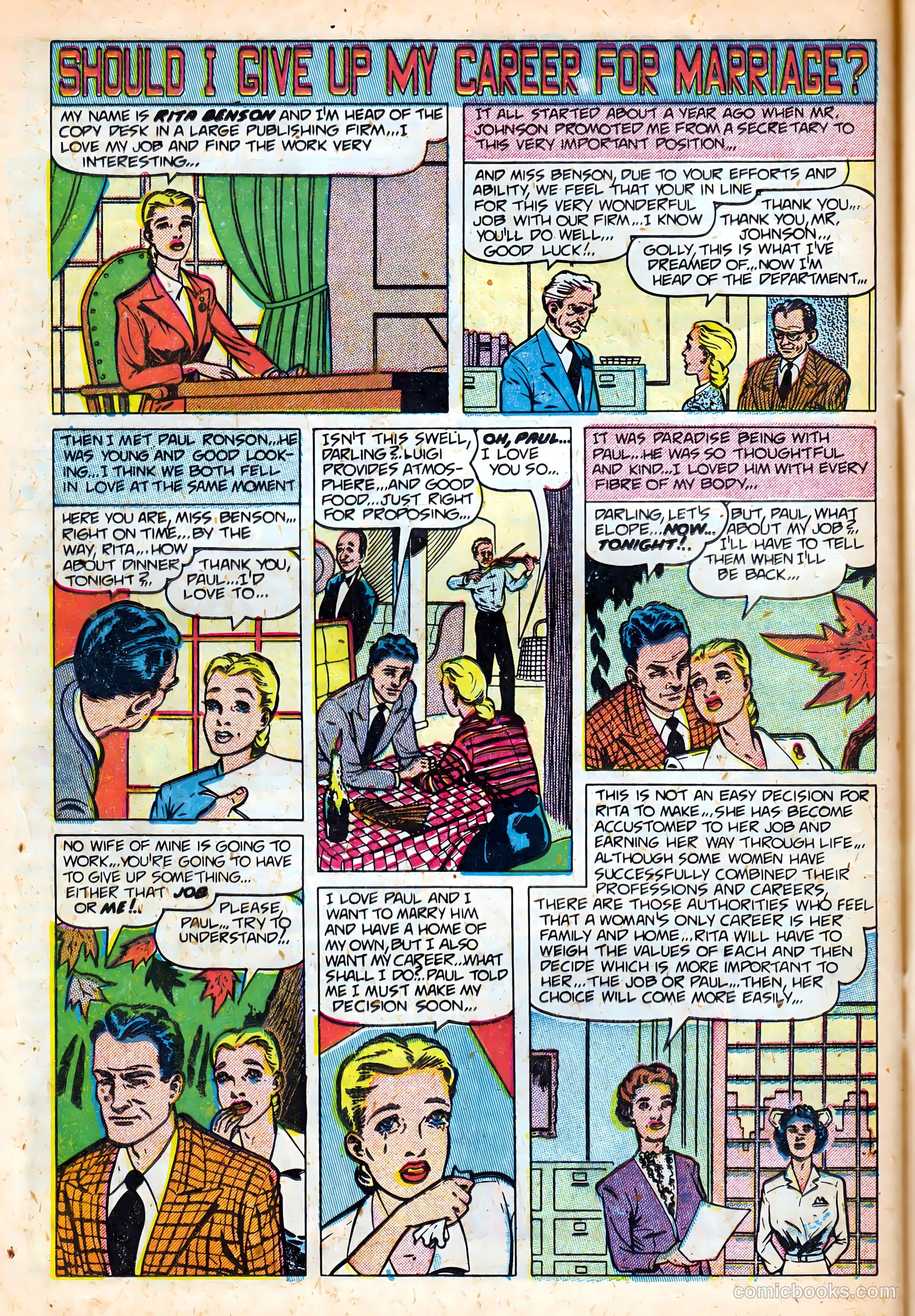 First Love Illustrated #4 — page 22 of 52
