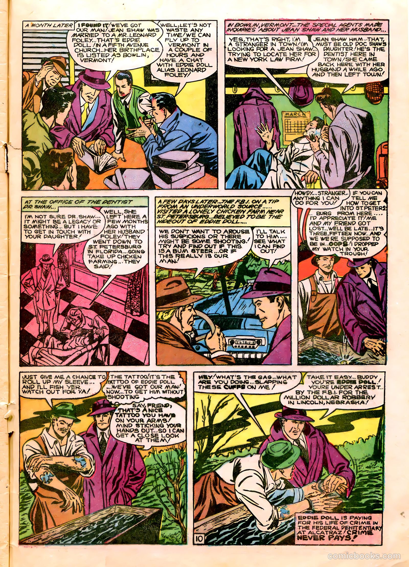 All-Famous Crime #10 — page 33 of 36