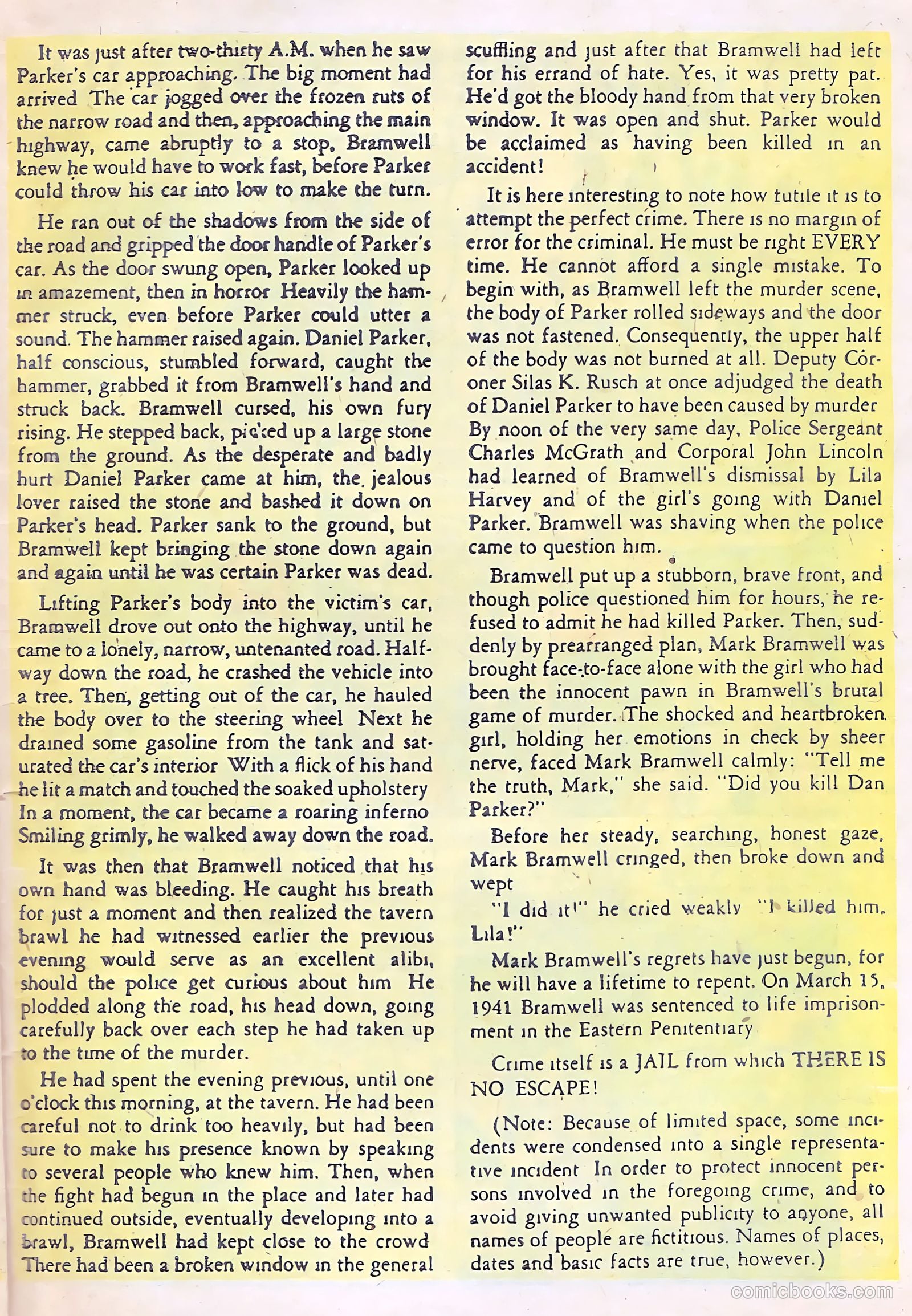 All-Famous Police Cases #12 — page 32 of 38