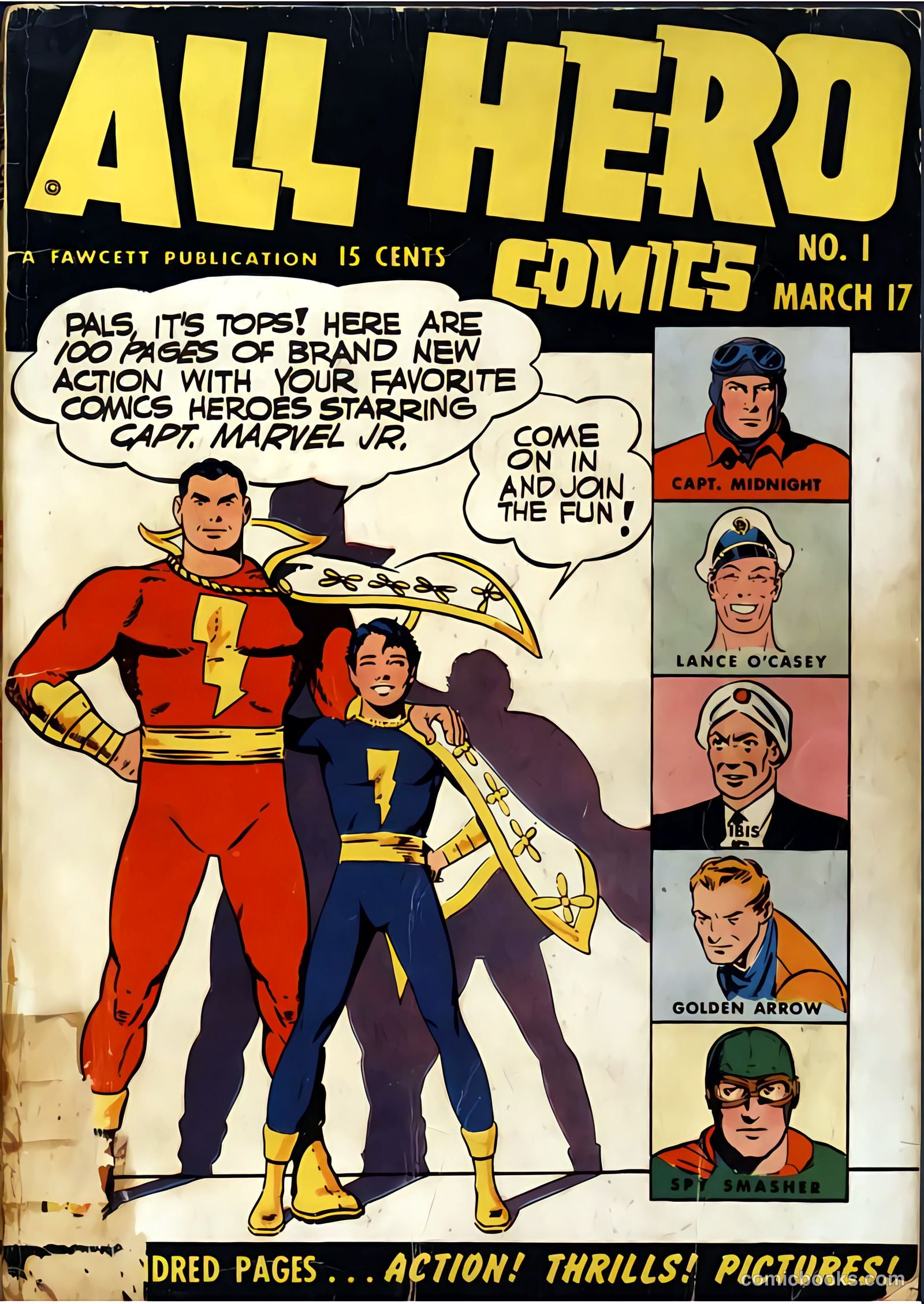 All Hero Comics #1 — page 1 of 100