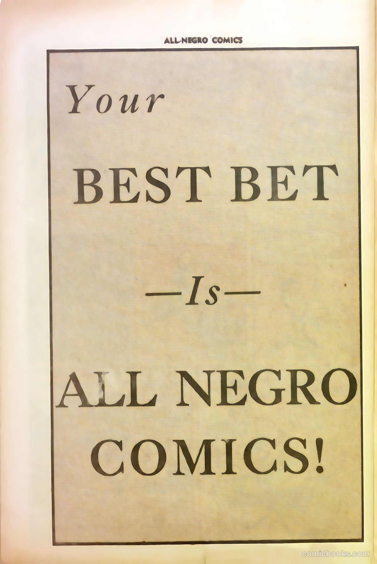 All-Negro Comics #1 — page 39 of 51