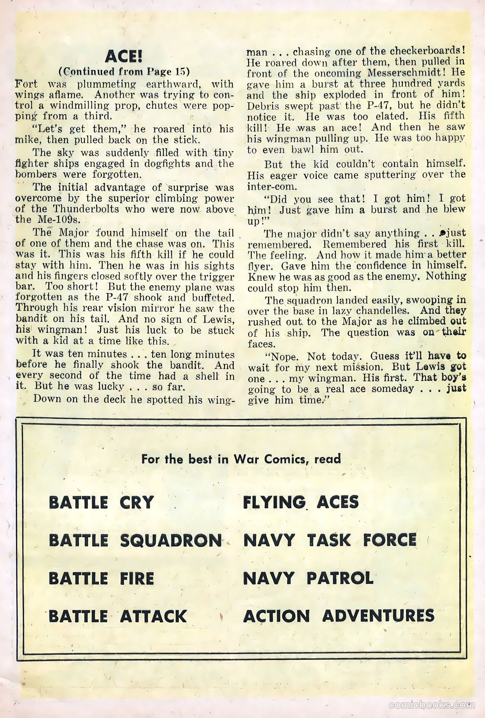 Flying Aces #1 — page 33 of 36