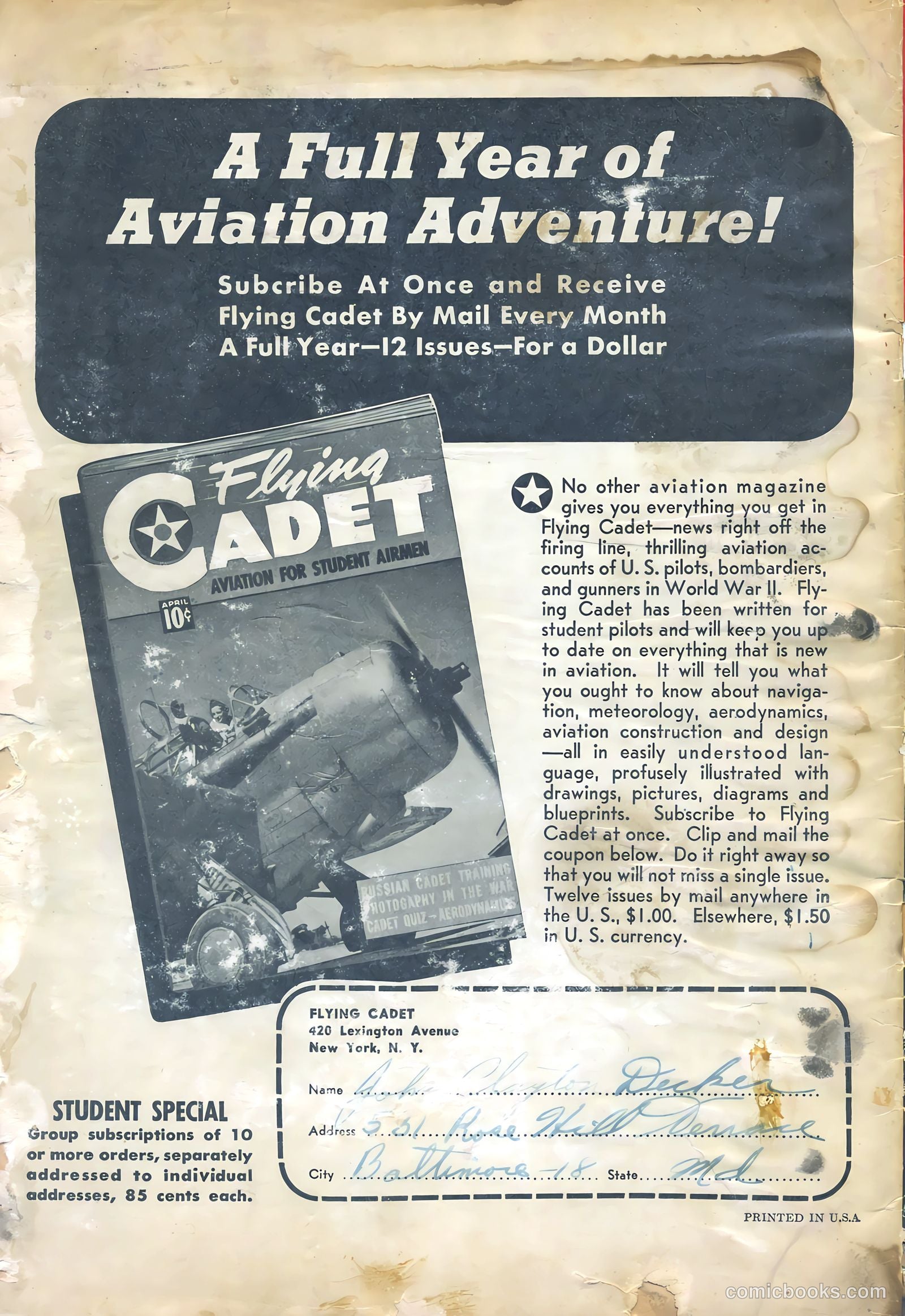 Flying Cadet #3 — page 60 of 60