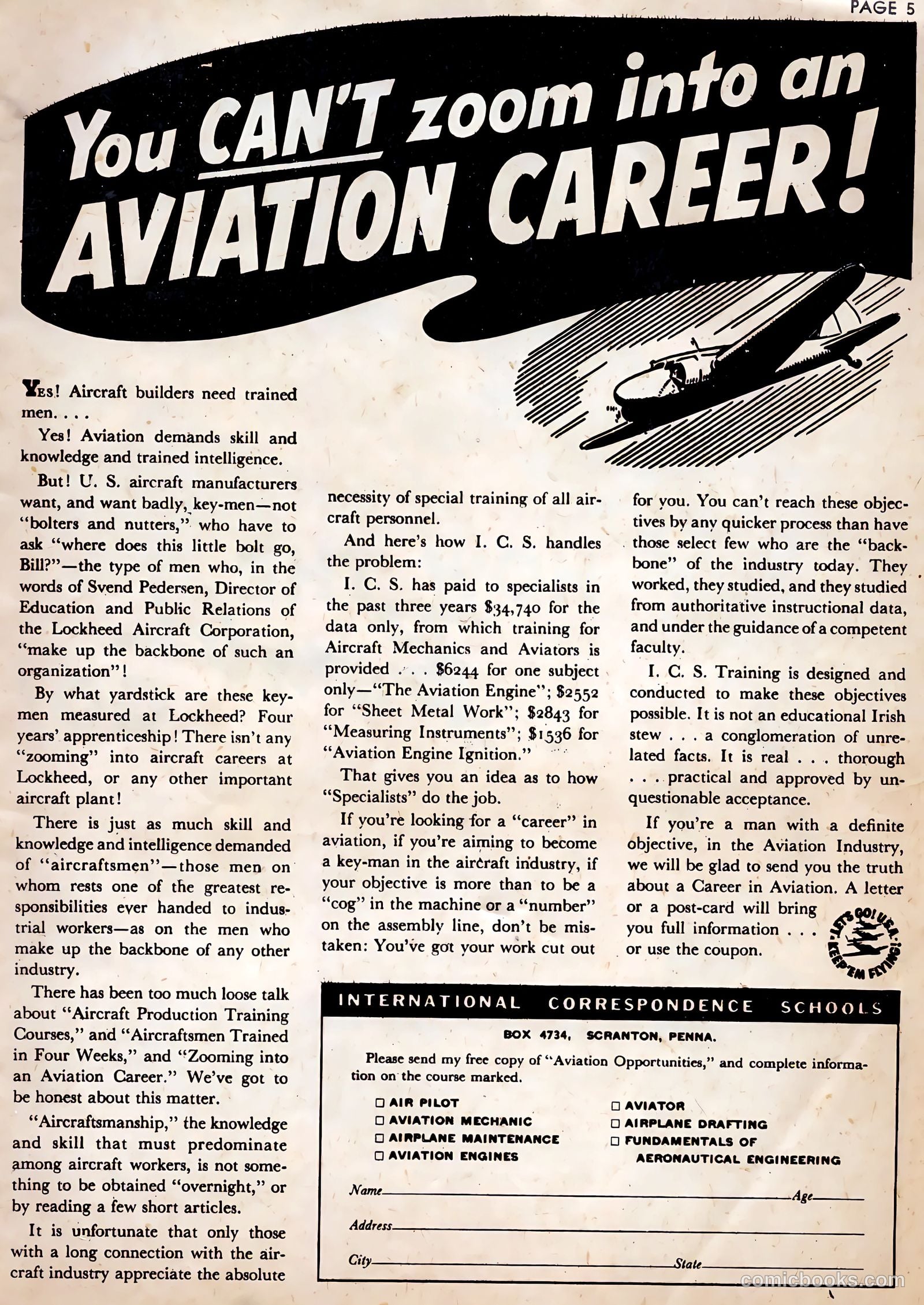 Flying Cadet #6 — page 5 of 60