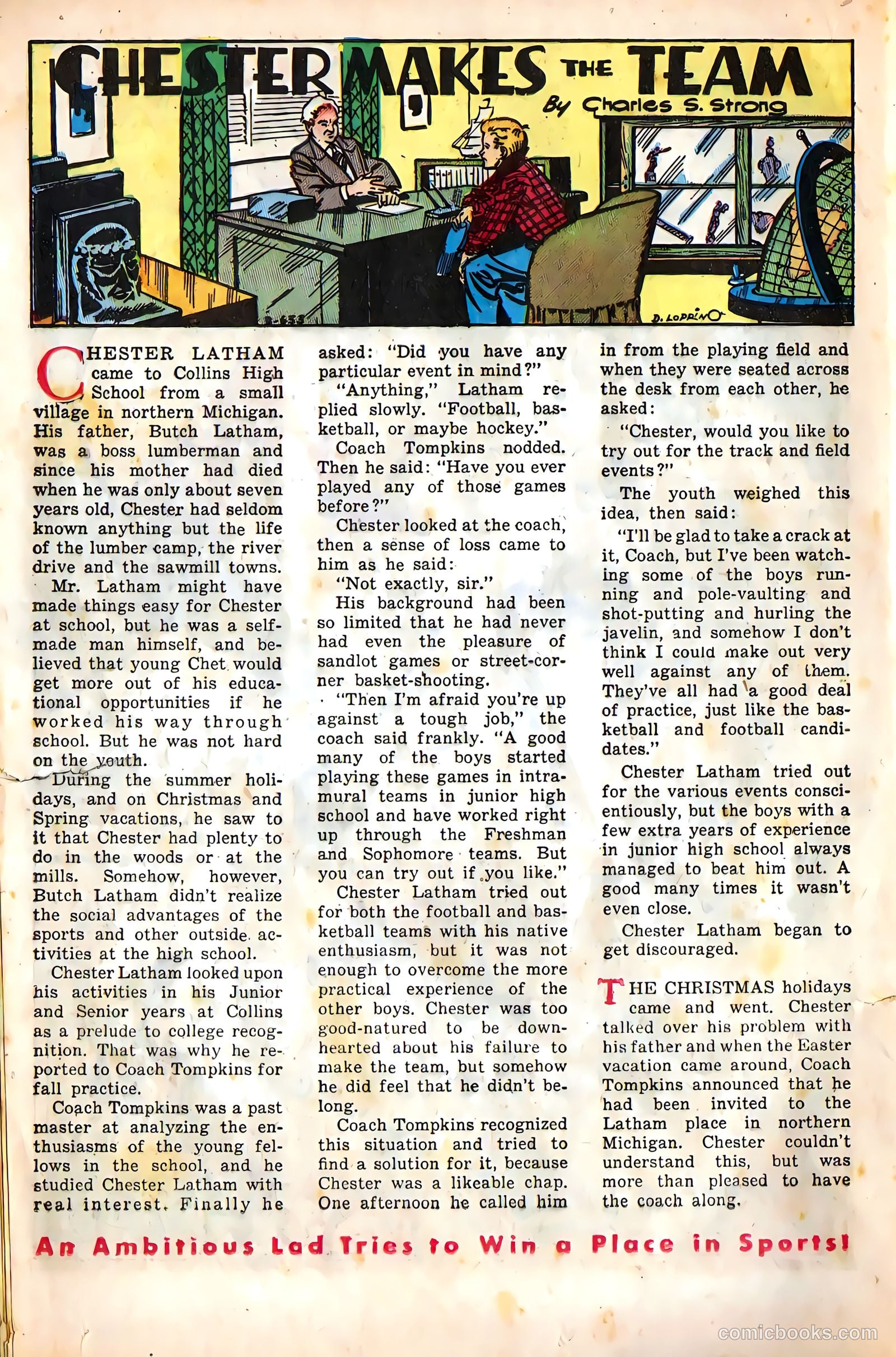 All-Pro Sports Comics #5 — page 16 of 36
