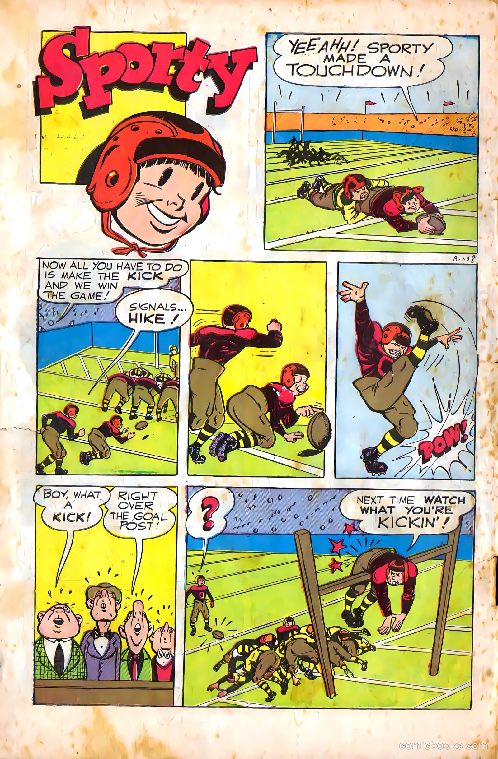 All-Pro Sports Comics #5 — page 34 of 36