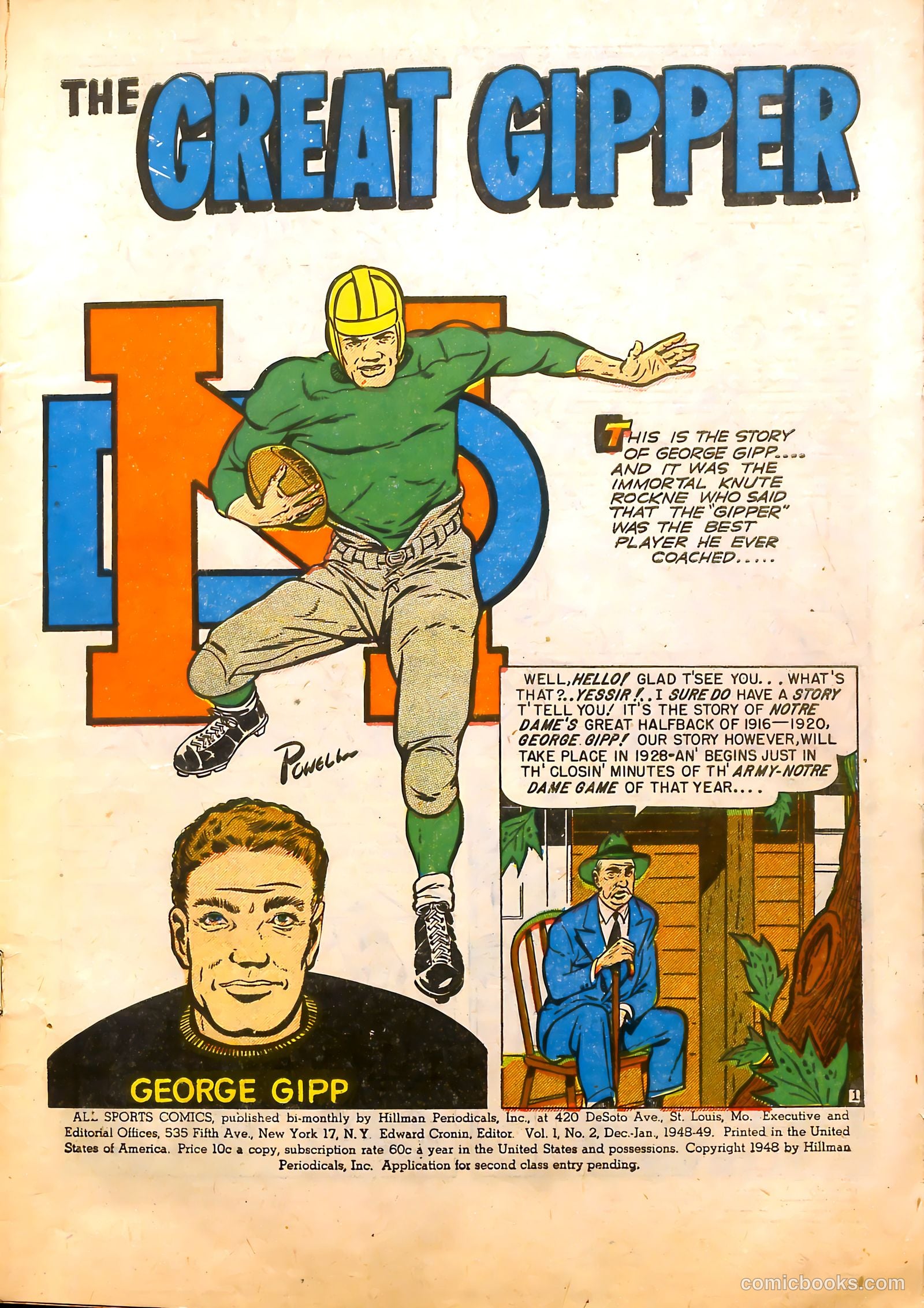 All Sports Comics #2 — page 3 of 52