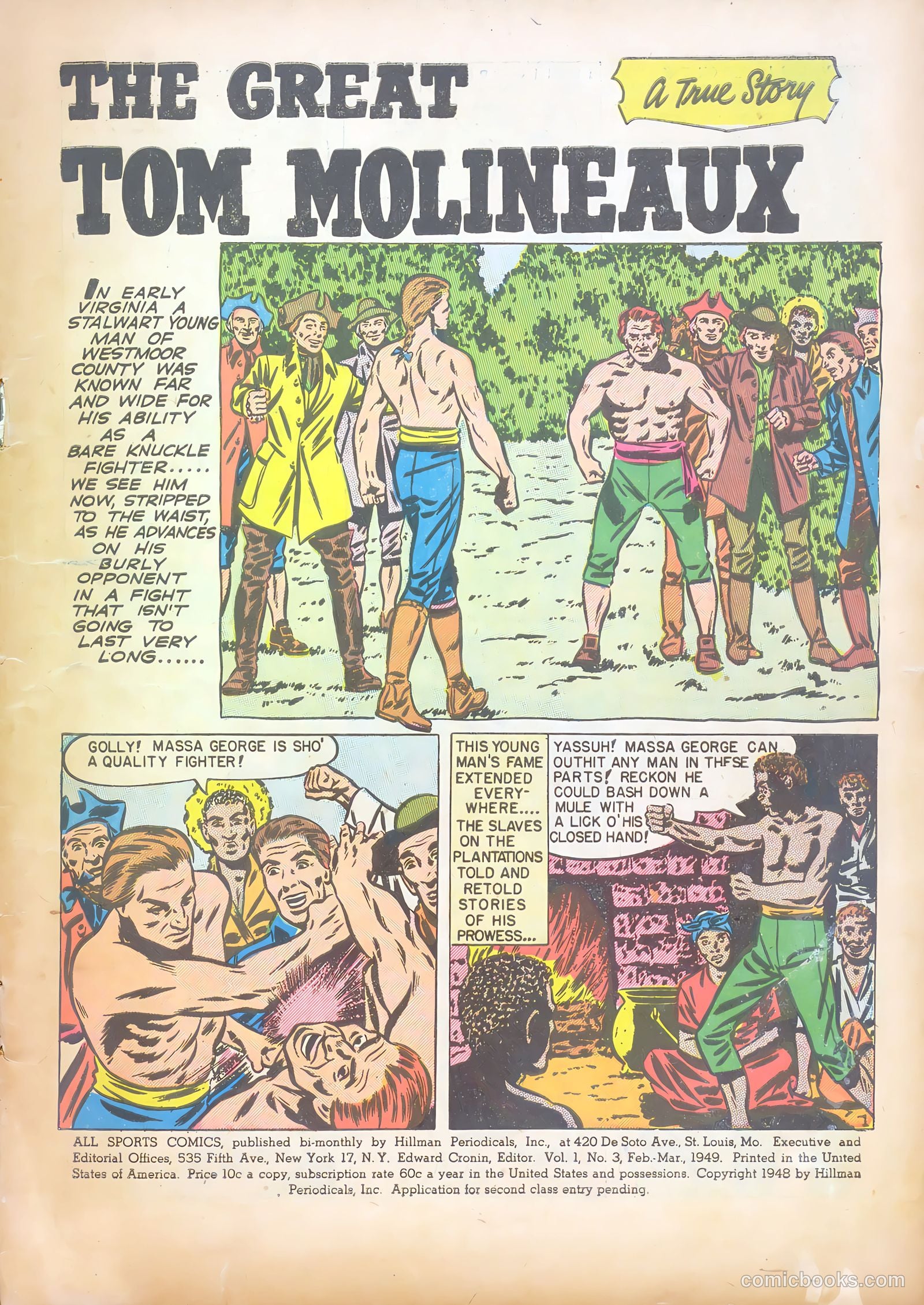 All Sports Comics #3 — page 3 of 52