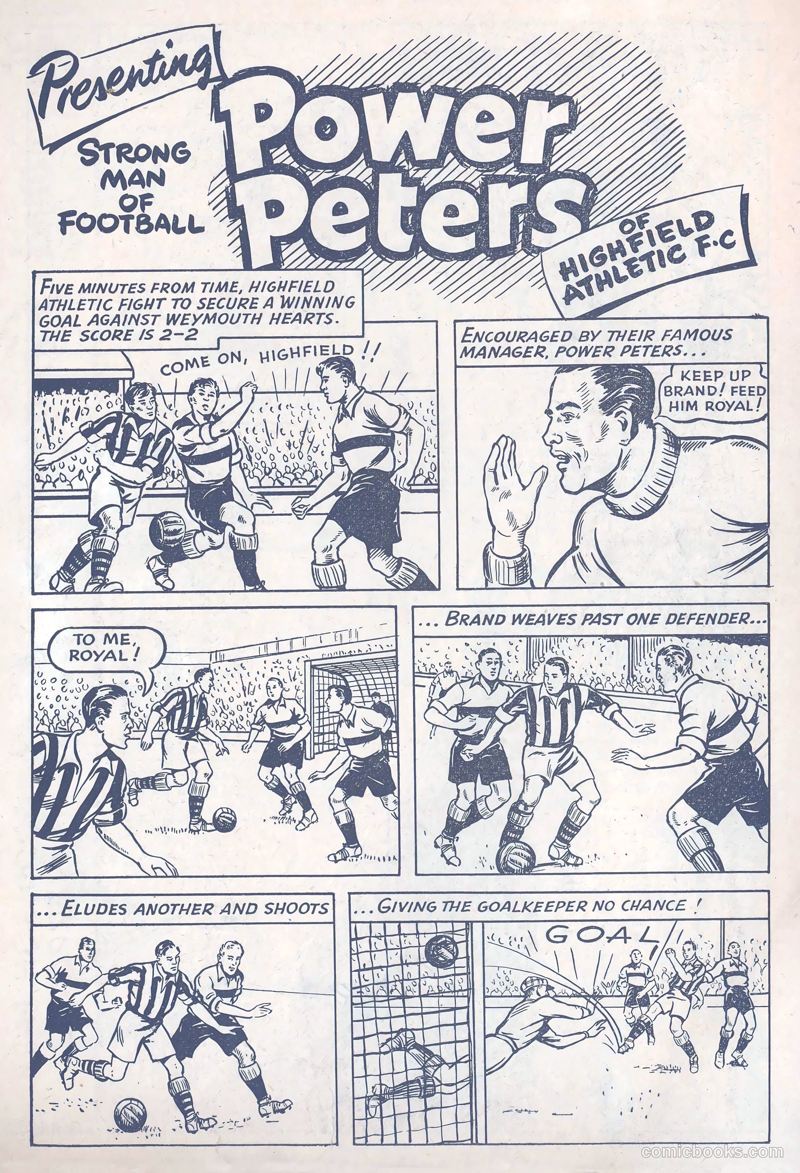 Football Comic #3 — page 3 of 28