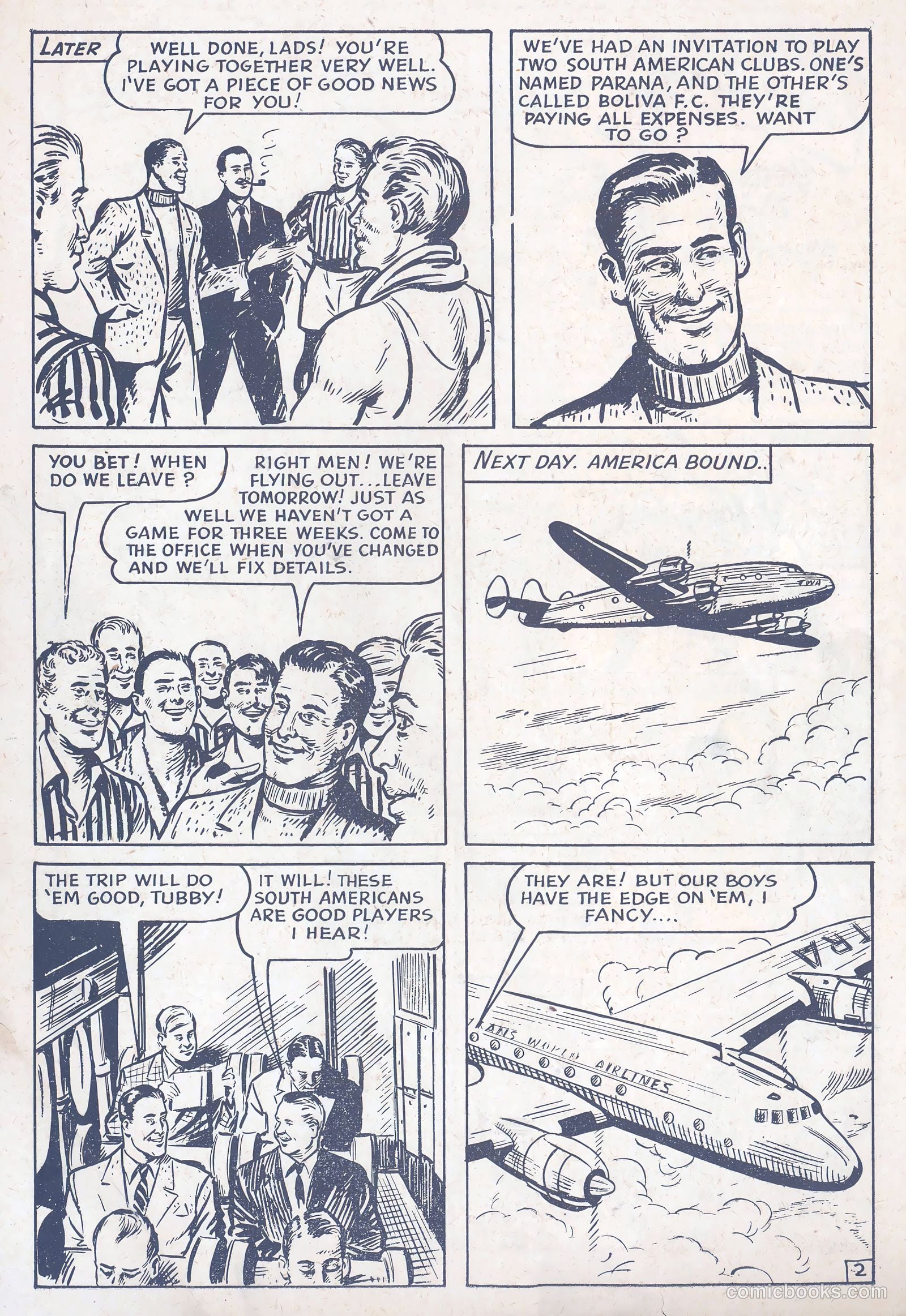 Football Comic #3 — page 4 of 28