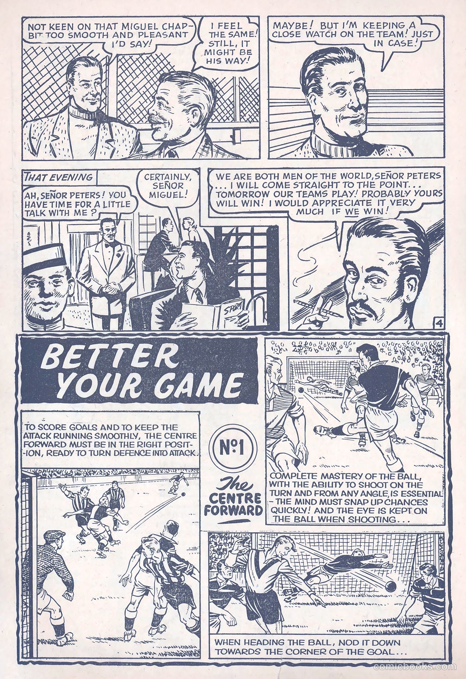 Football Comic #3 — page 6 of 28
