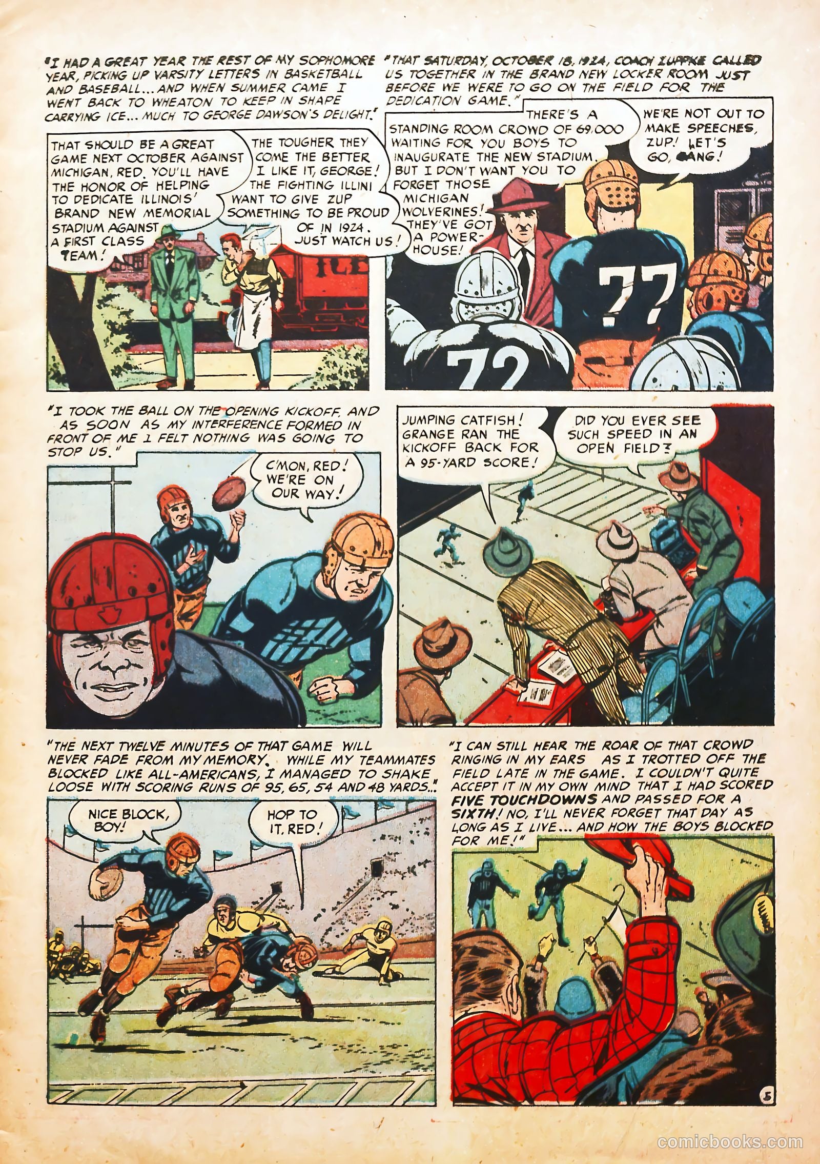 Football Thrills #1 — page 7 of 36