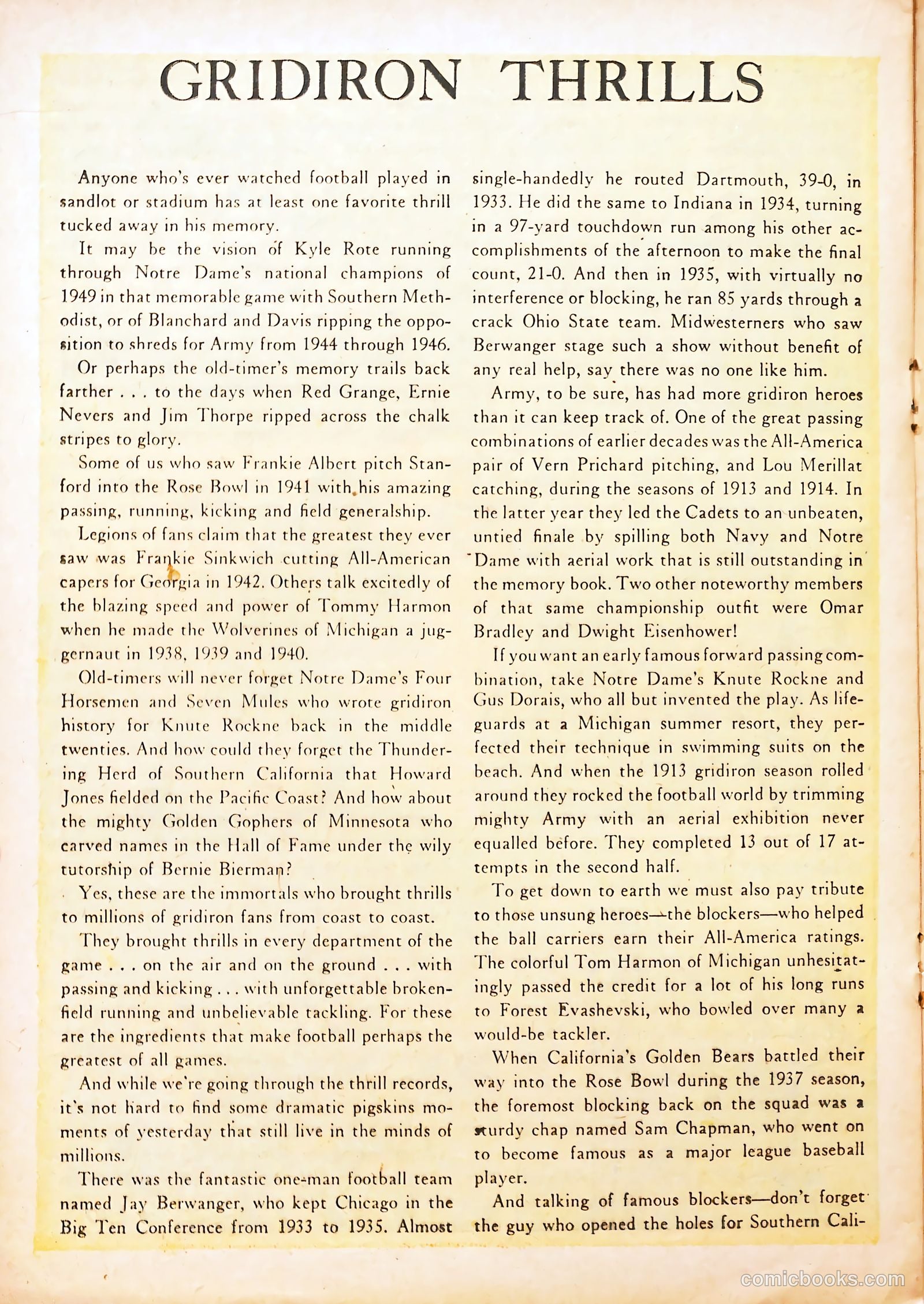 Football Thrills #1 — page 20 of 36