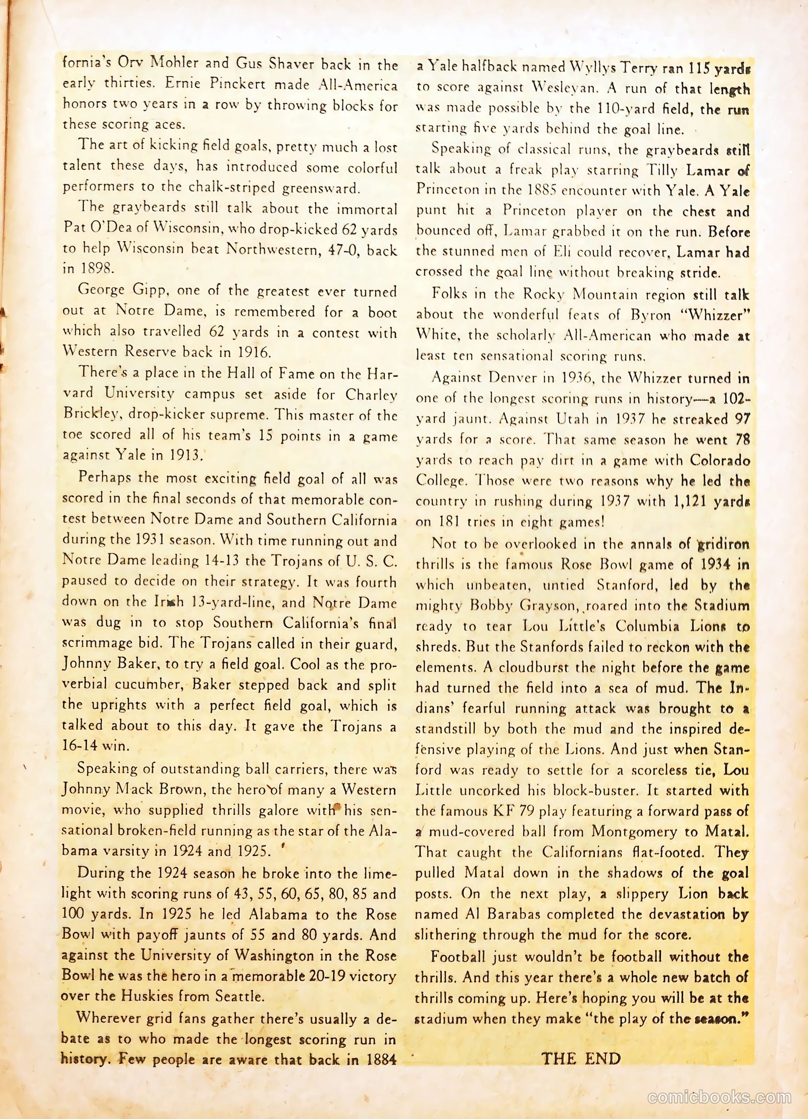 Football Thrills #1 — page 21 of 36