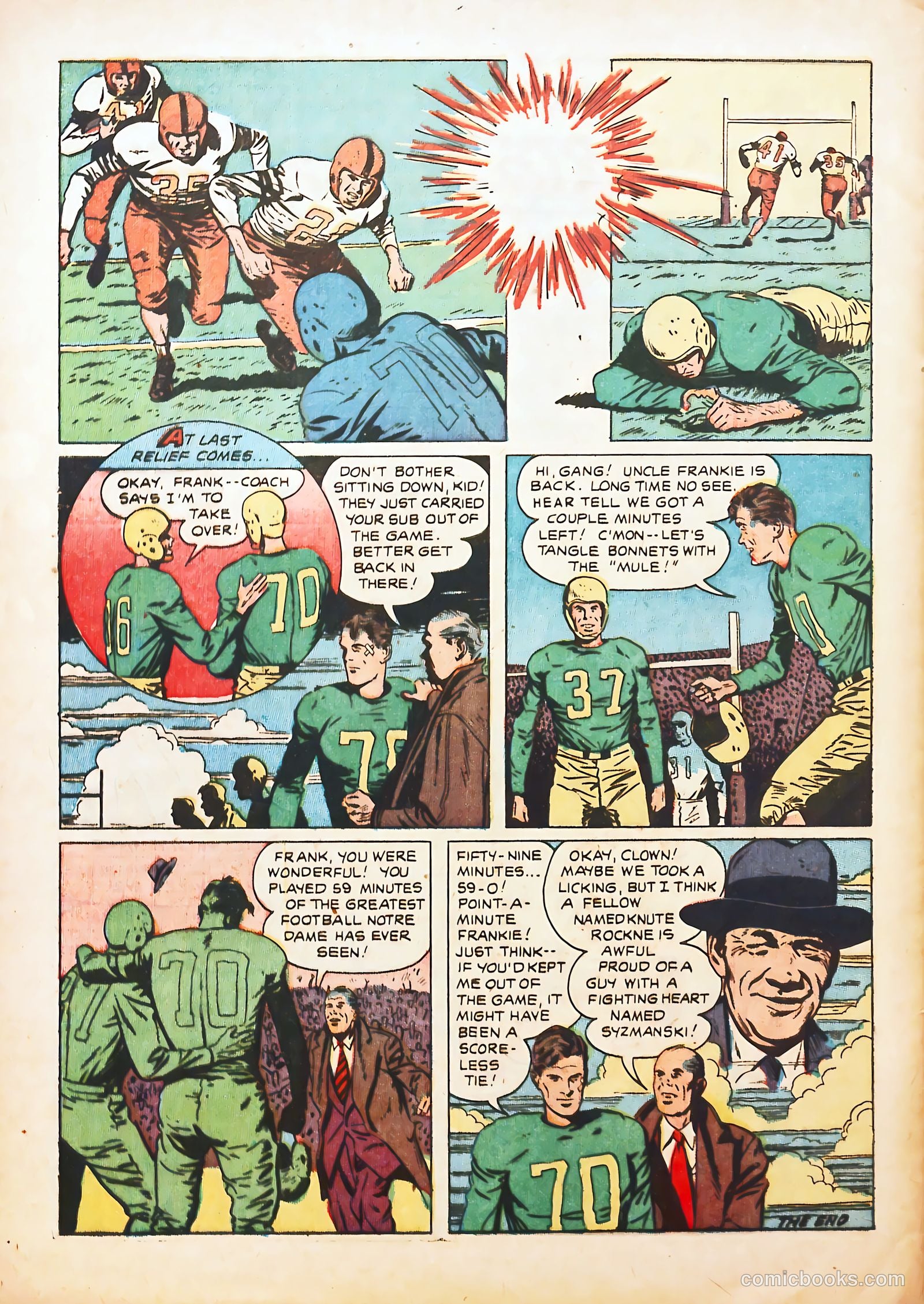 Football Thrills #1 — page 32 of 36