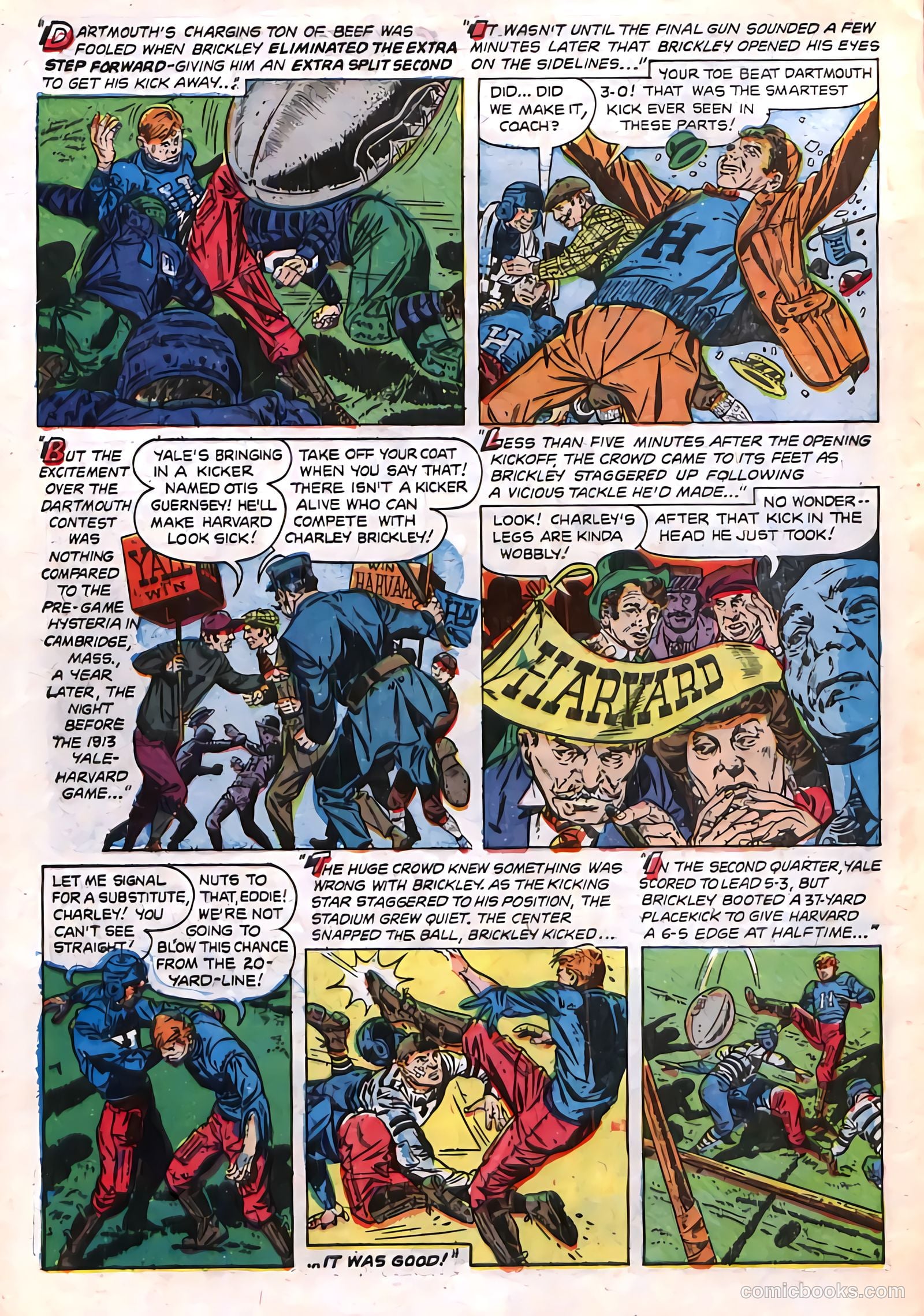 Football Thrills #2 — page 32 of 36
