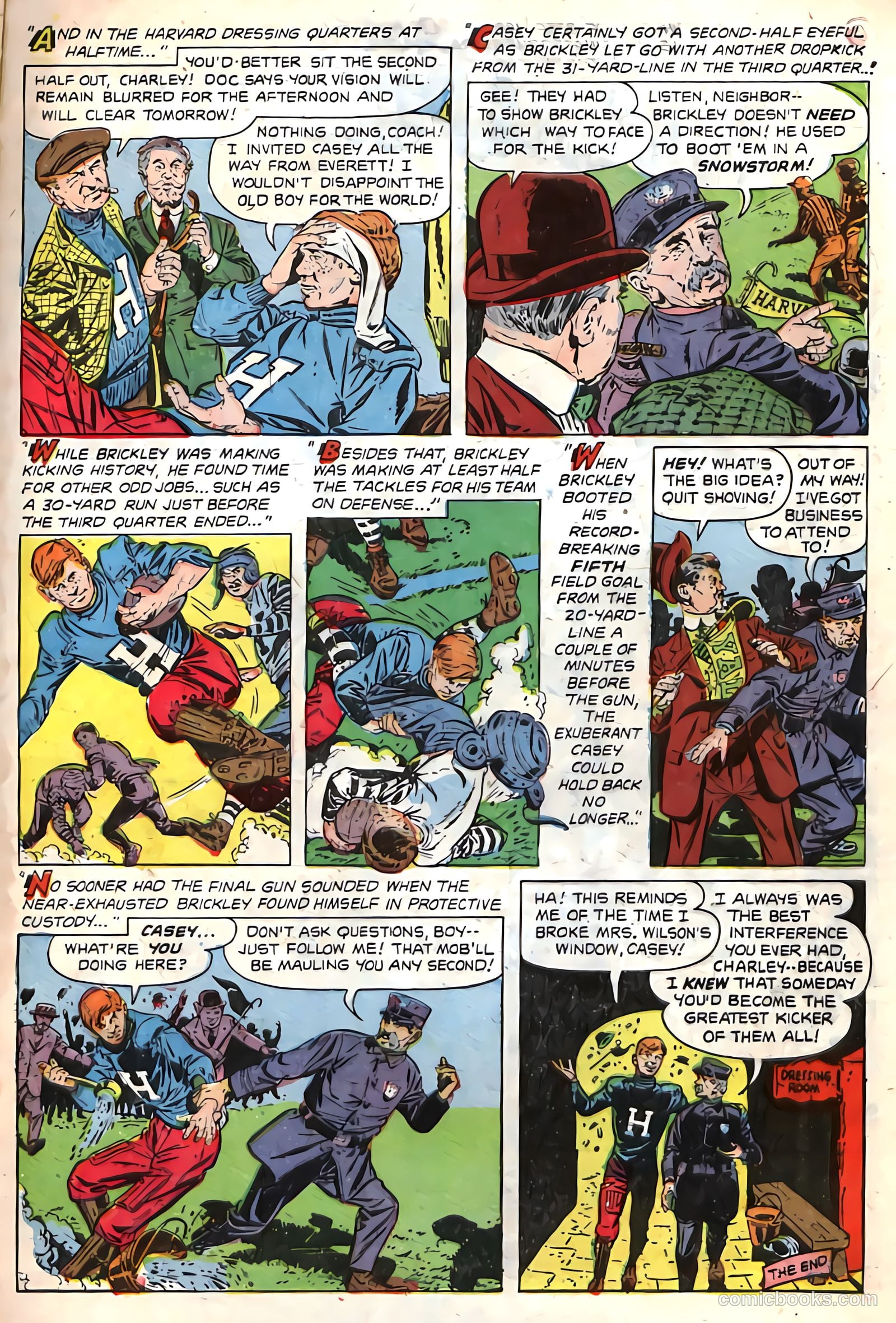 Football Thrills #2 — page 33 of 36