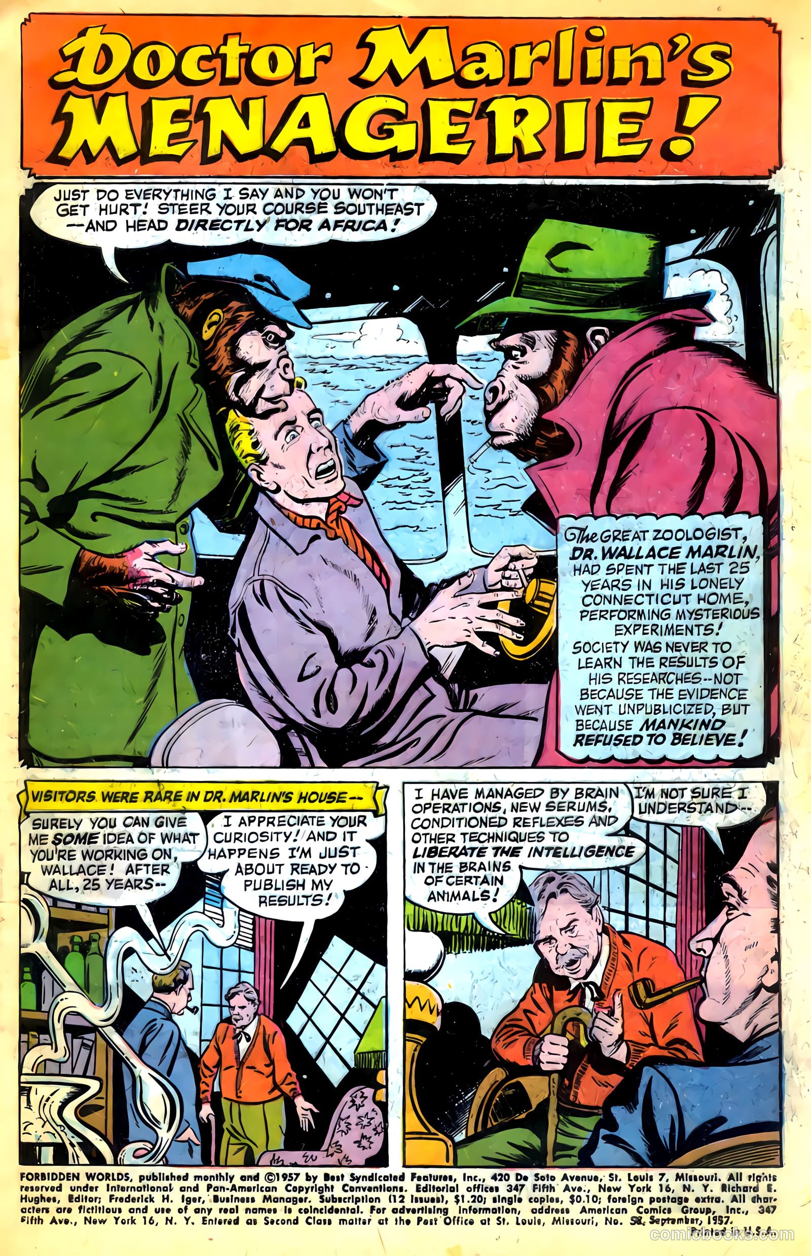 Forbidden Worlds #58 — page 3 of 36
