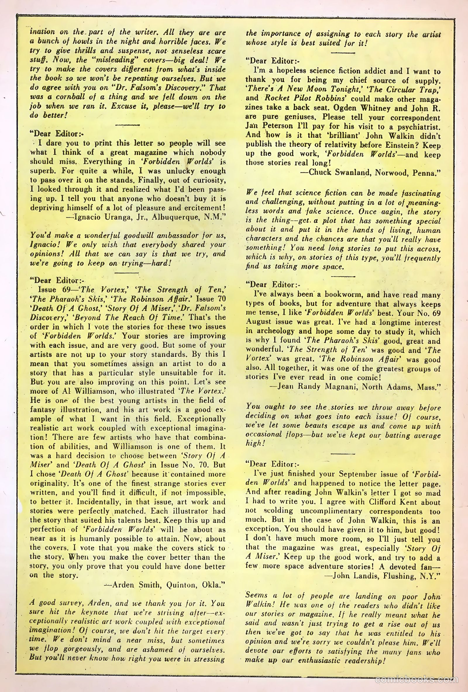 Forbidden Worlds #74 — page 18 of 36
