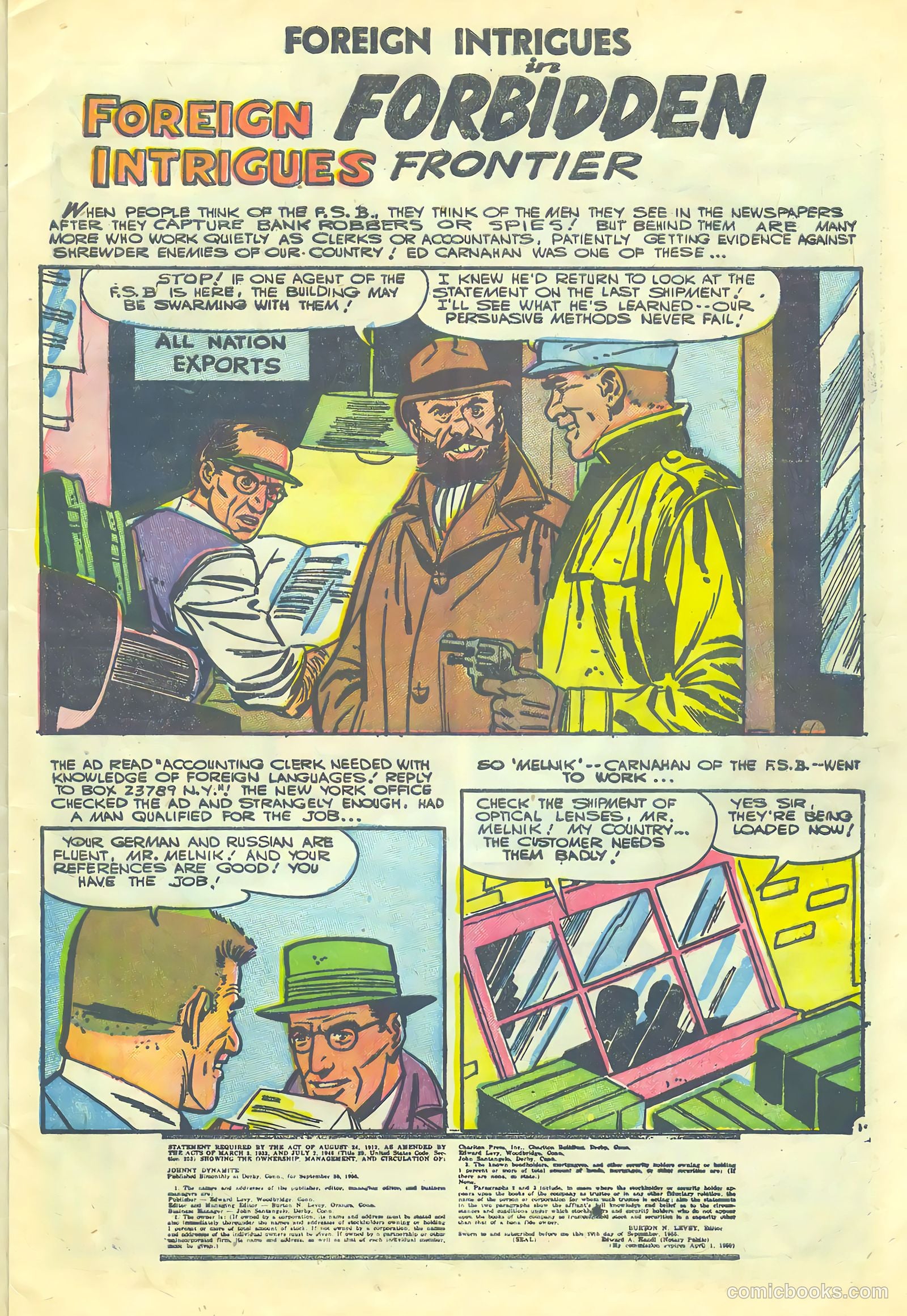 Foreign Intrigues #15 — page 9 of 36