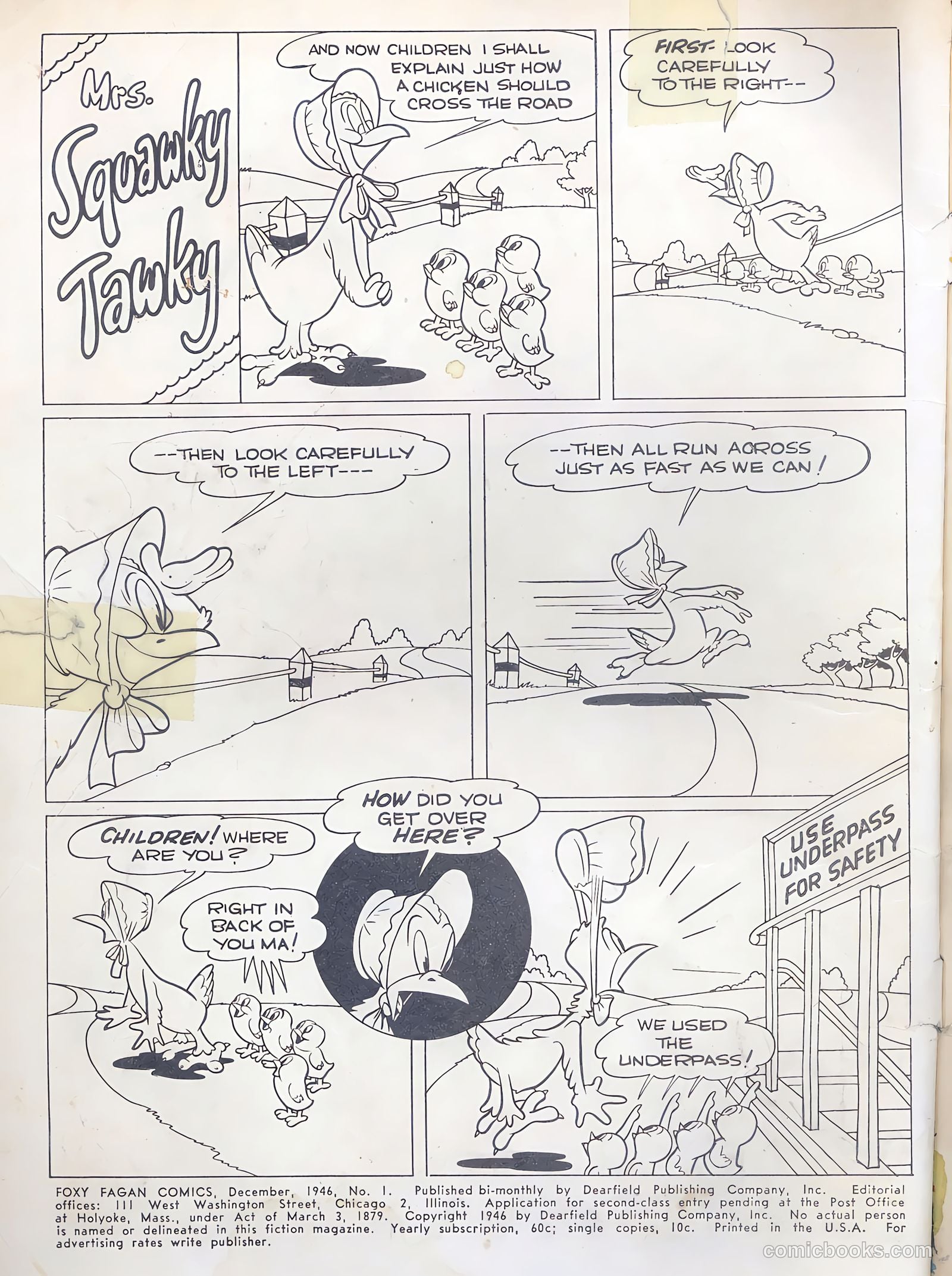 Foxy Fagan Comics #1 — page 2 of 29