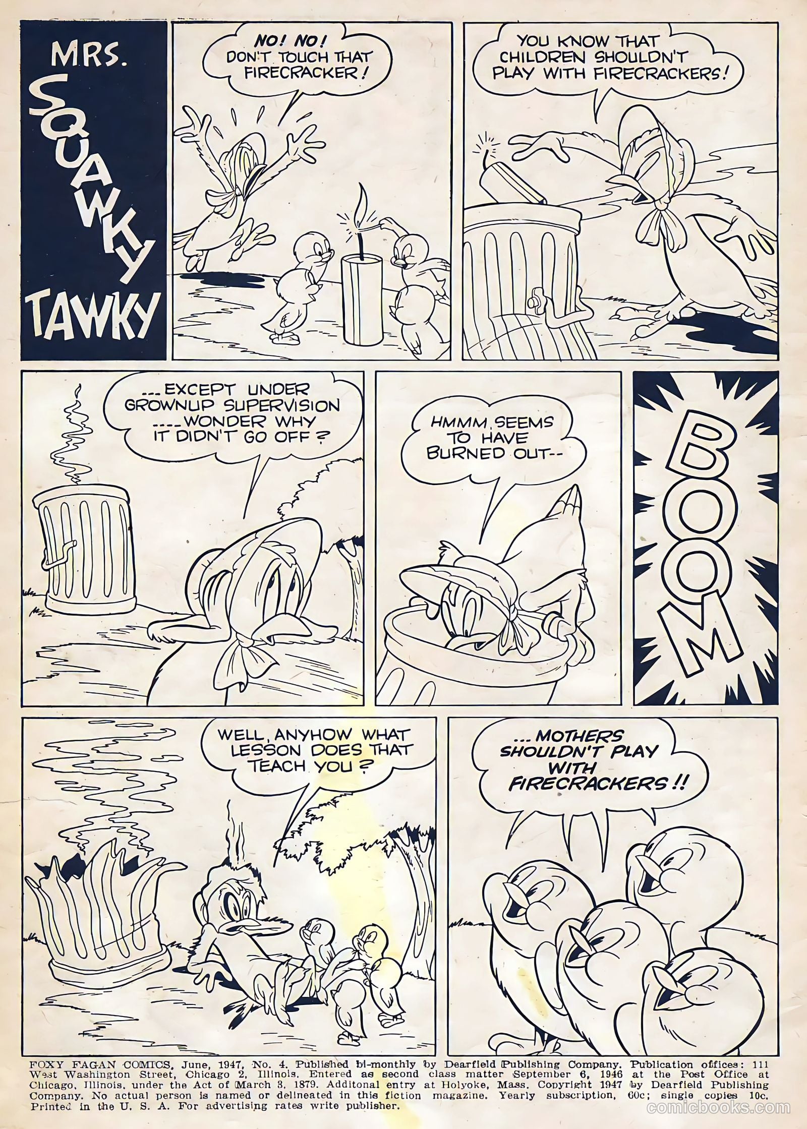 Foxy Fagan Comics #4 — page 2 of 52