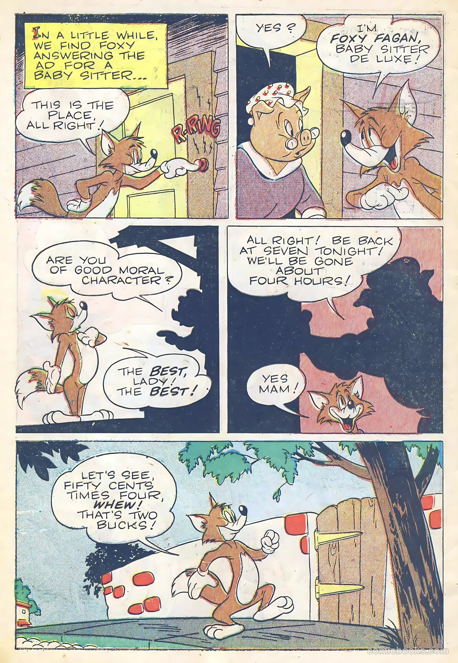 Foxy Fagan Comics #4 — page 6 of 52