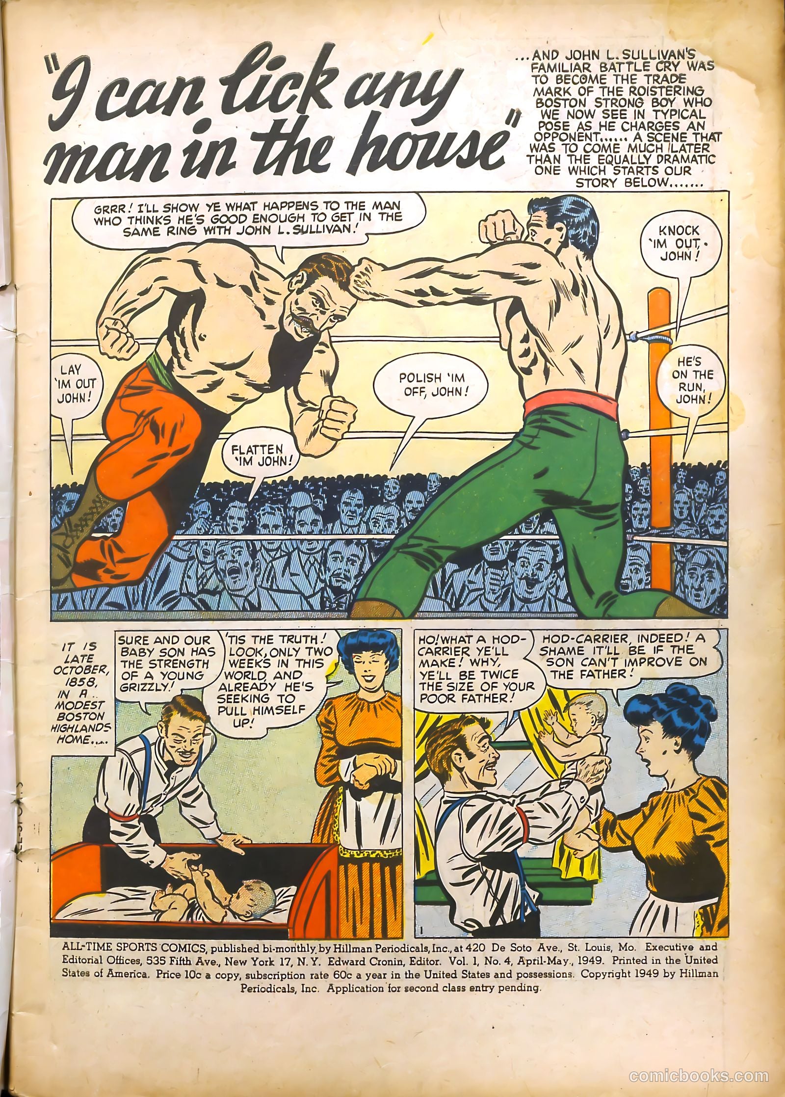 All-Time Sports Comics #4 — page 3 of 52