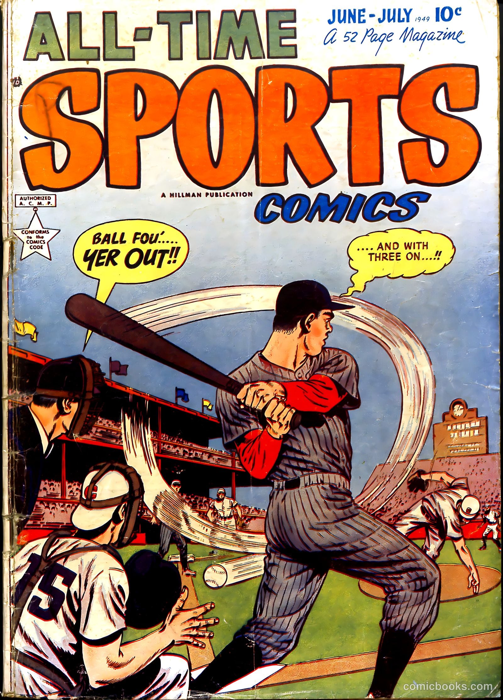 All-Time Sports Comics #5 — page 1 of 52