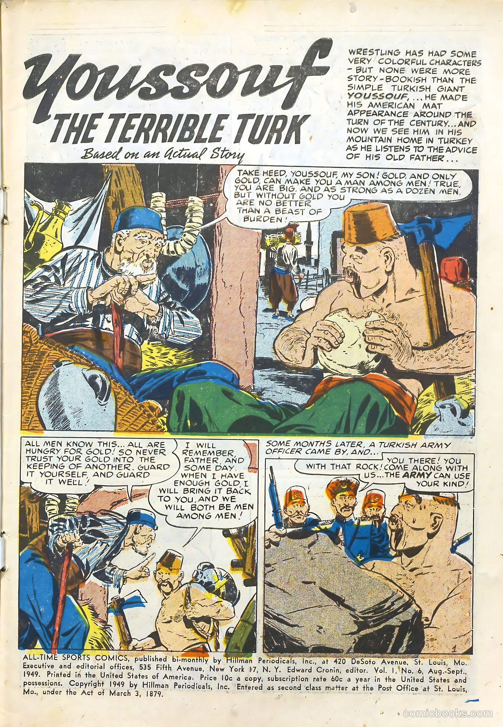 All-Time Sports Comics #6 — page 3 of 52