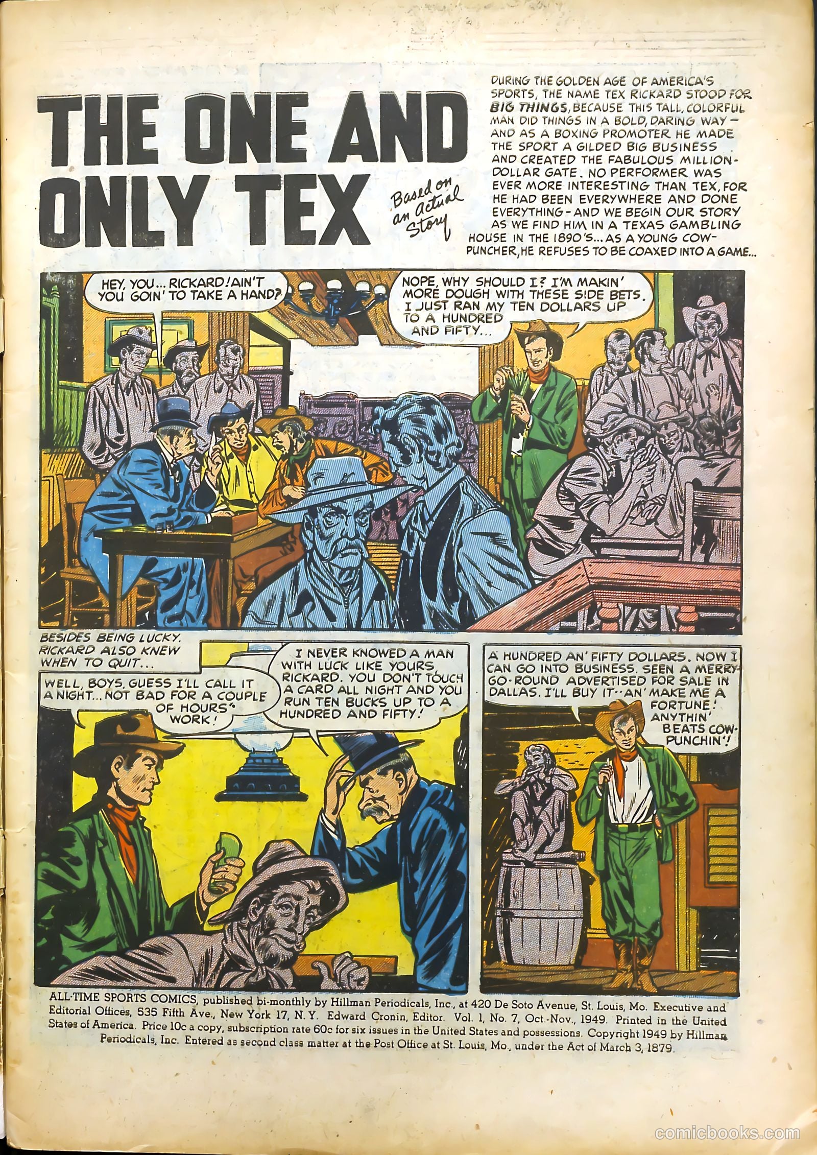 All-Time Sports Comics #7 — page 3 of 53