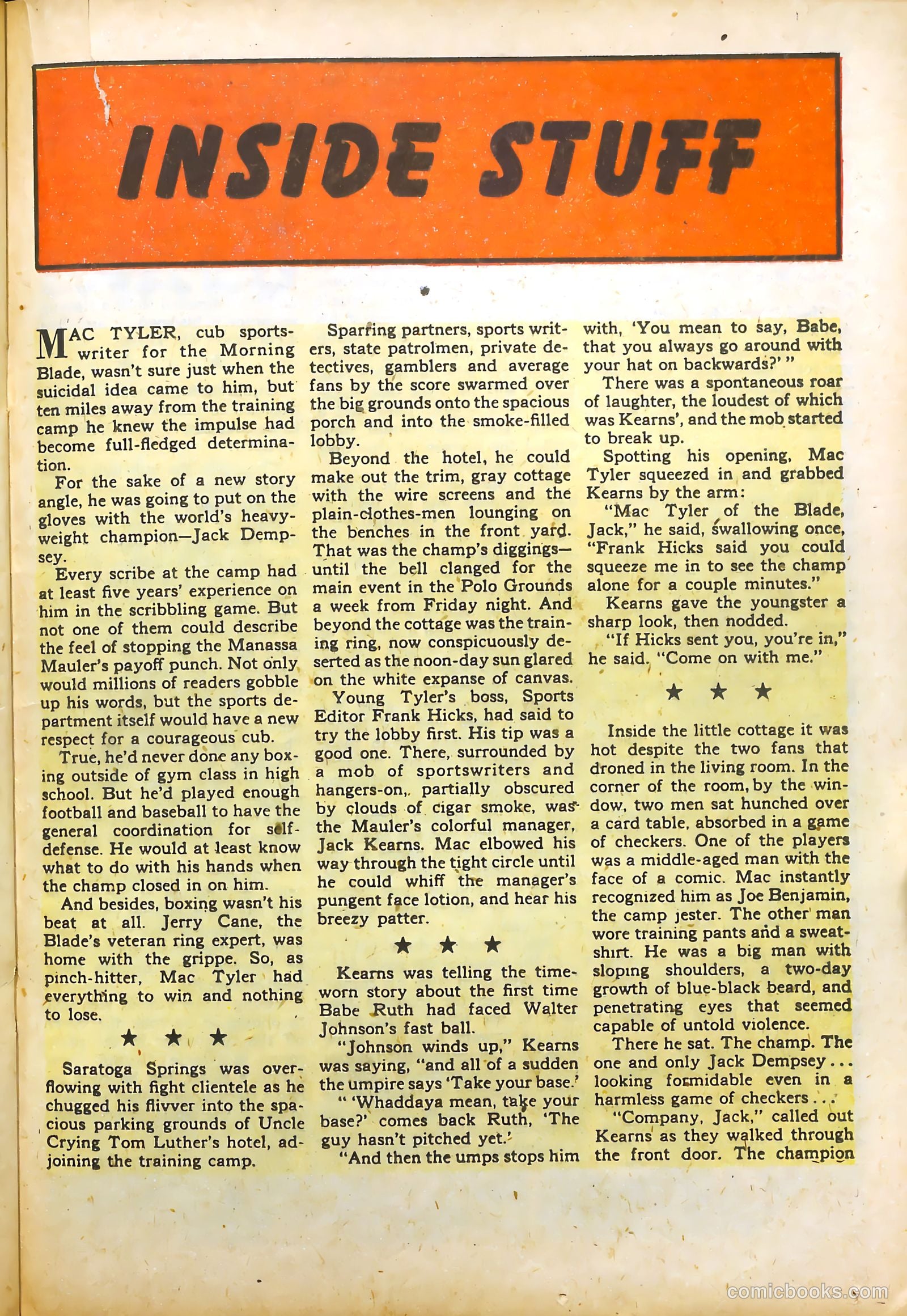 All-Time Sports Comics #7 — page 31 of 53