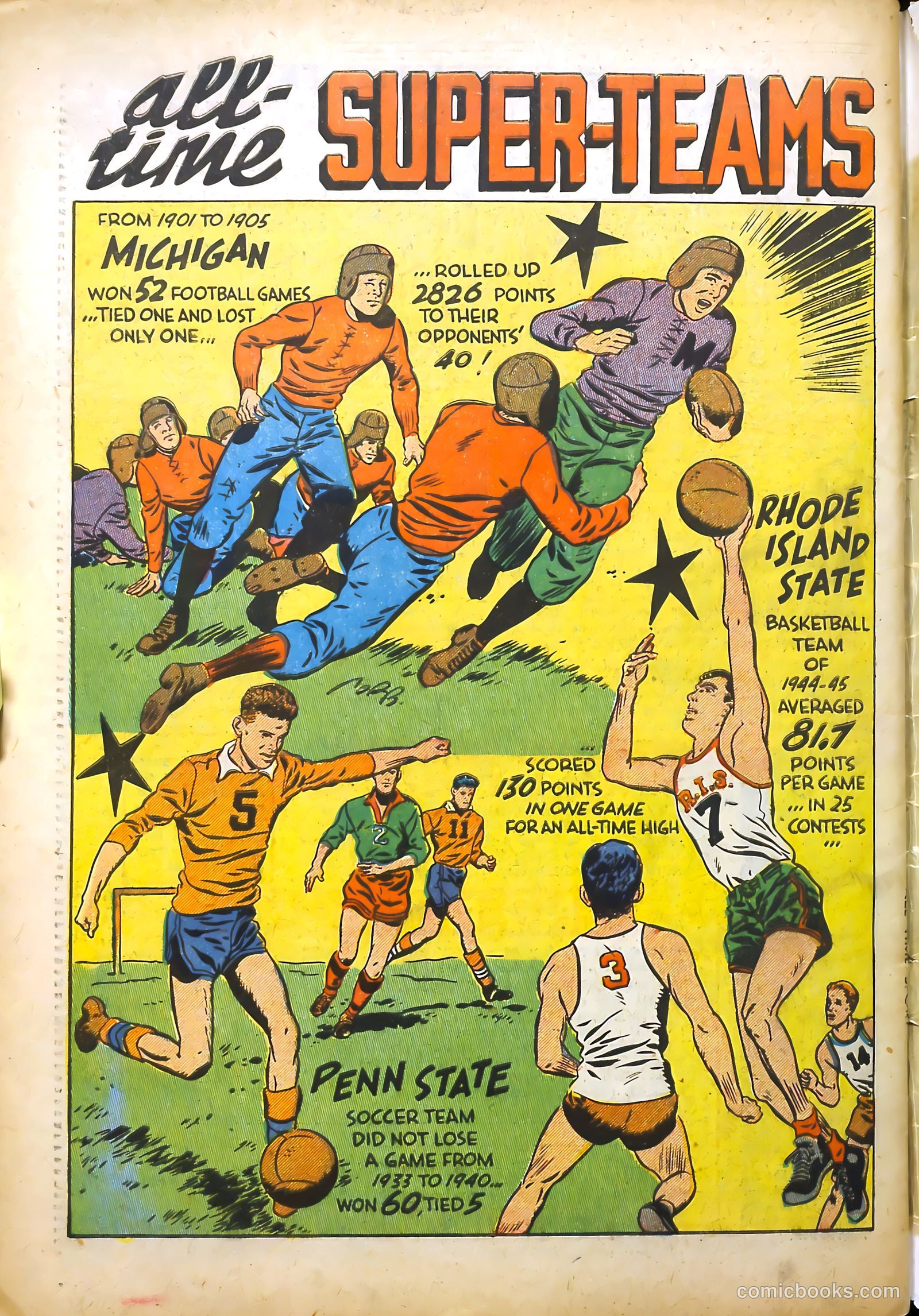 All-Time Sports Comics #7 — page 50 of 53