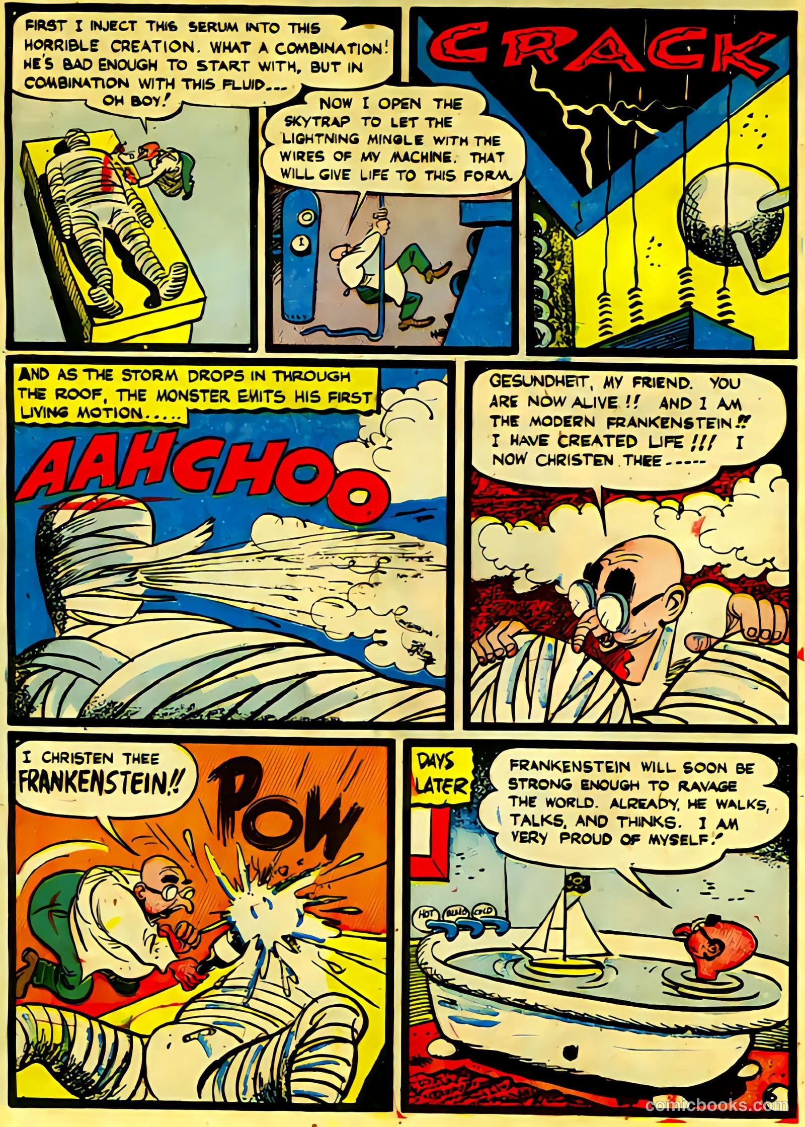 Frankenstein #1 — page 7 of 44