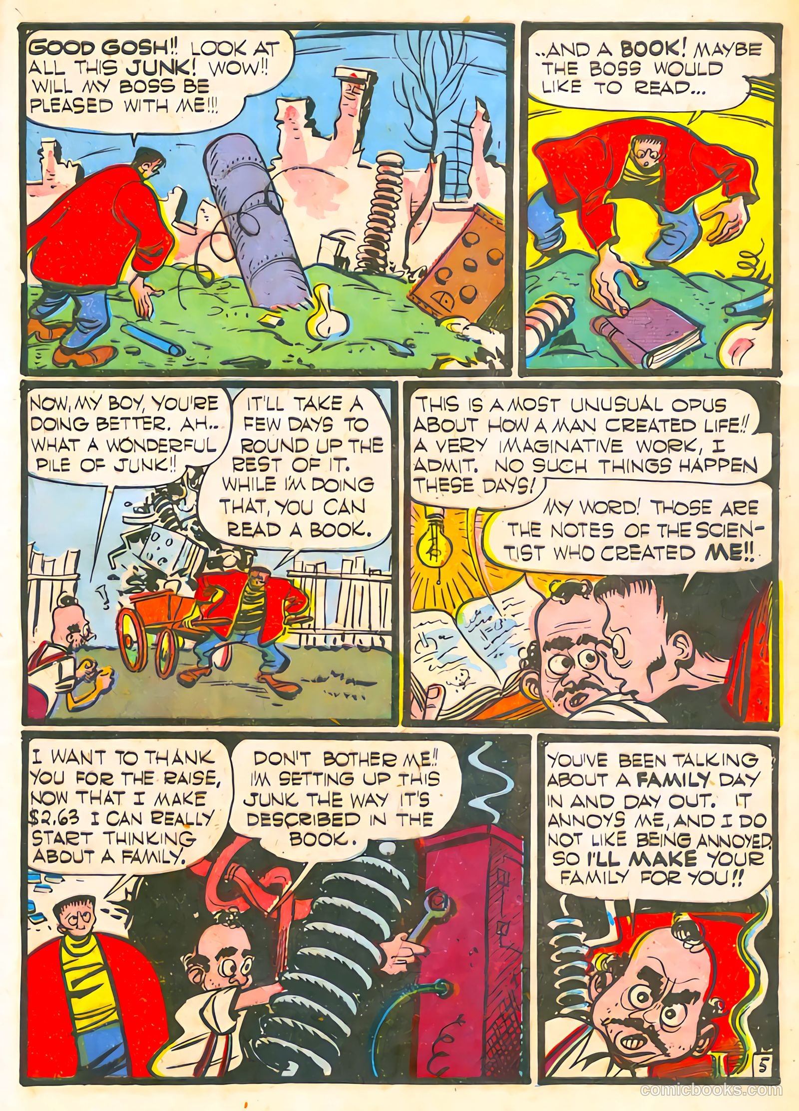 Frankenstein #3 — page 6 of 44