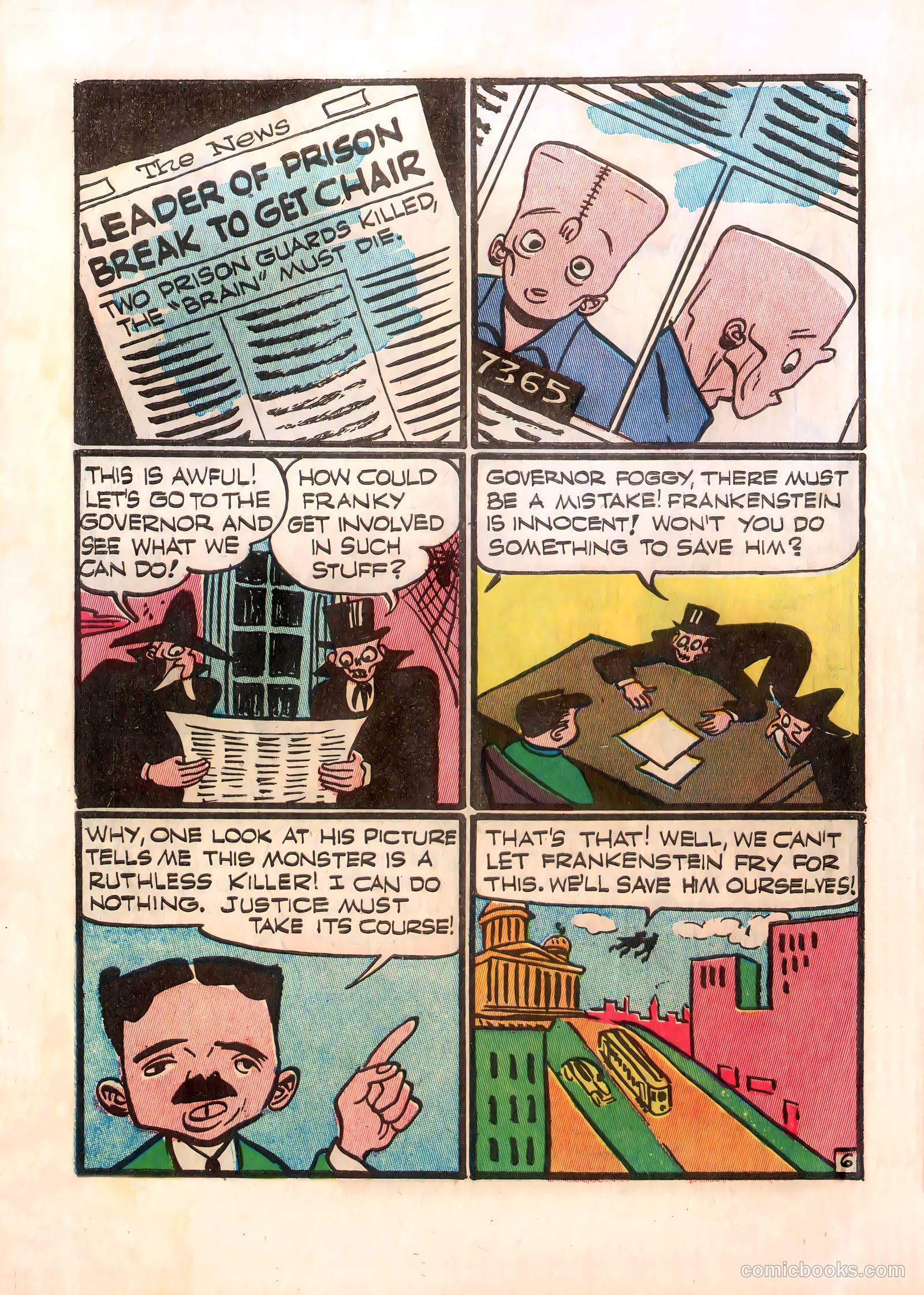 Frankenstein #6 — page 8 of 51
