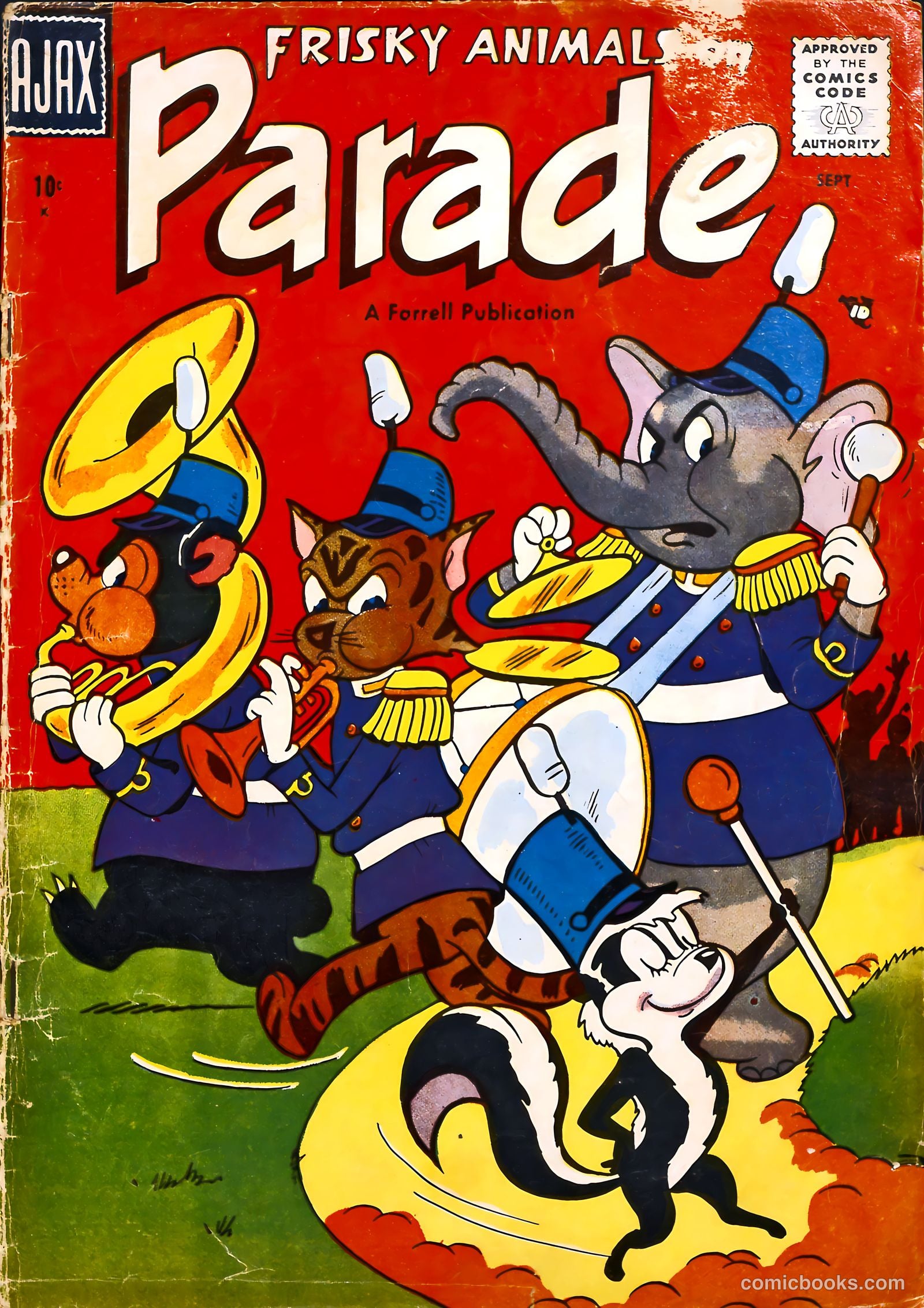 Frisky Animals on Parade #1 — page 1 of 36