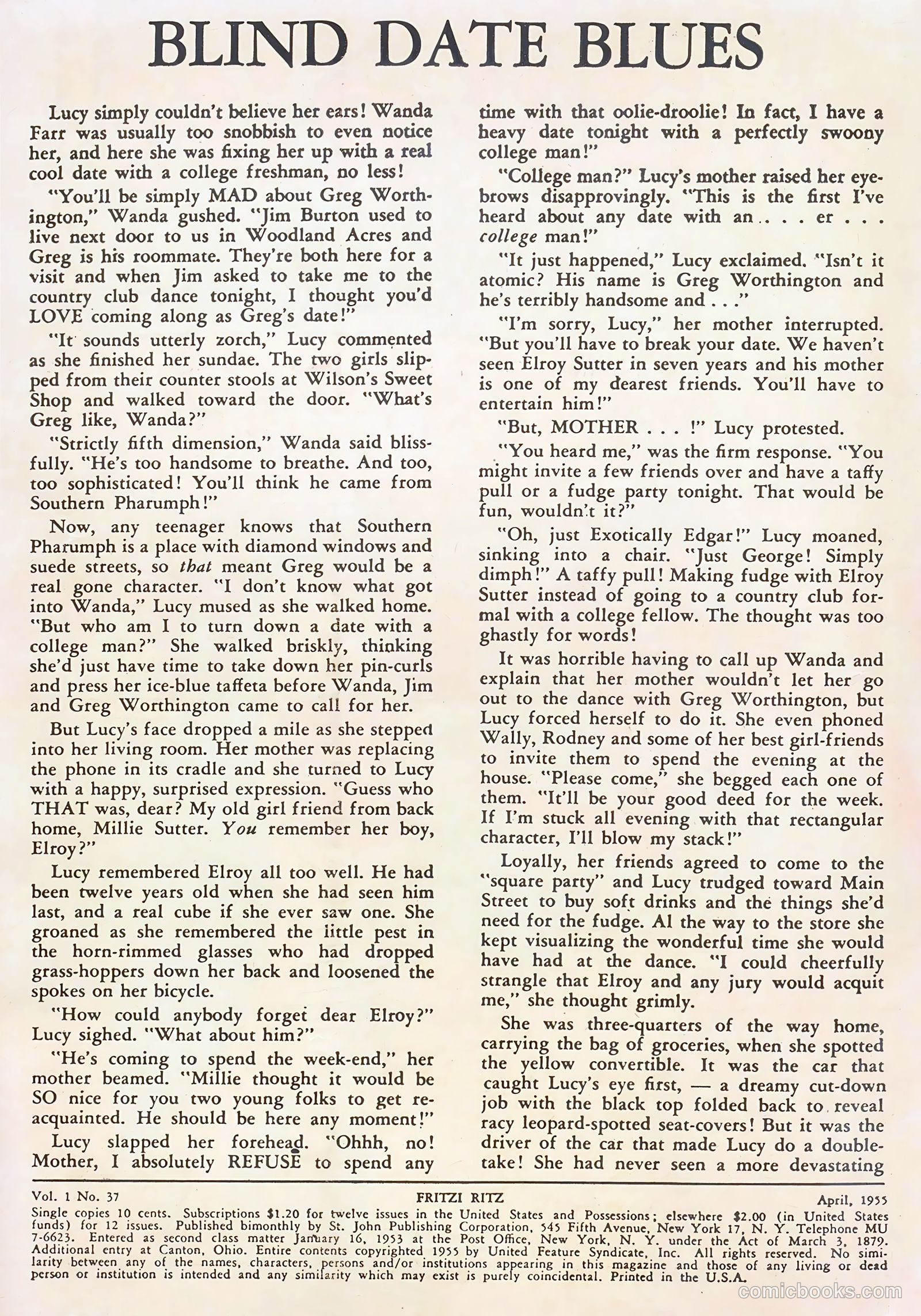 Fritzi Ritz #37 — page 2 of 32