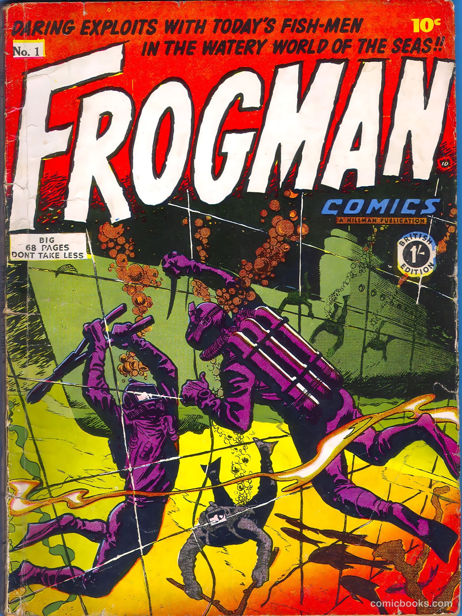 Frogman Comics #1 — page 1 of 68