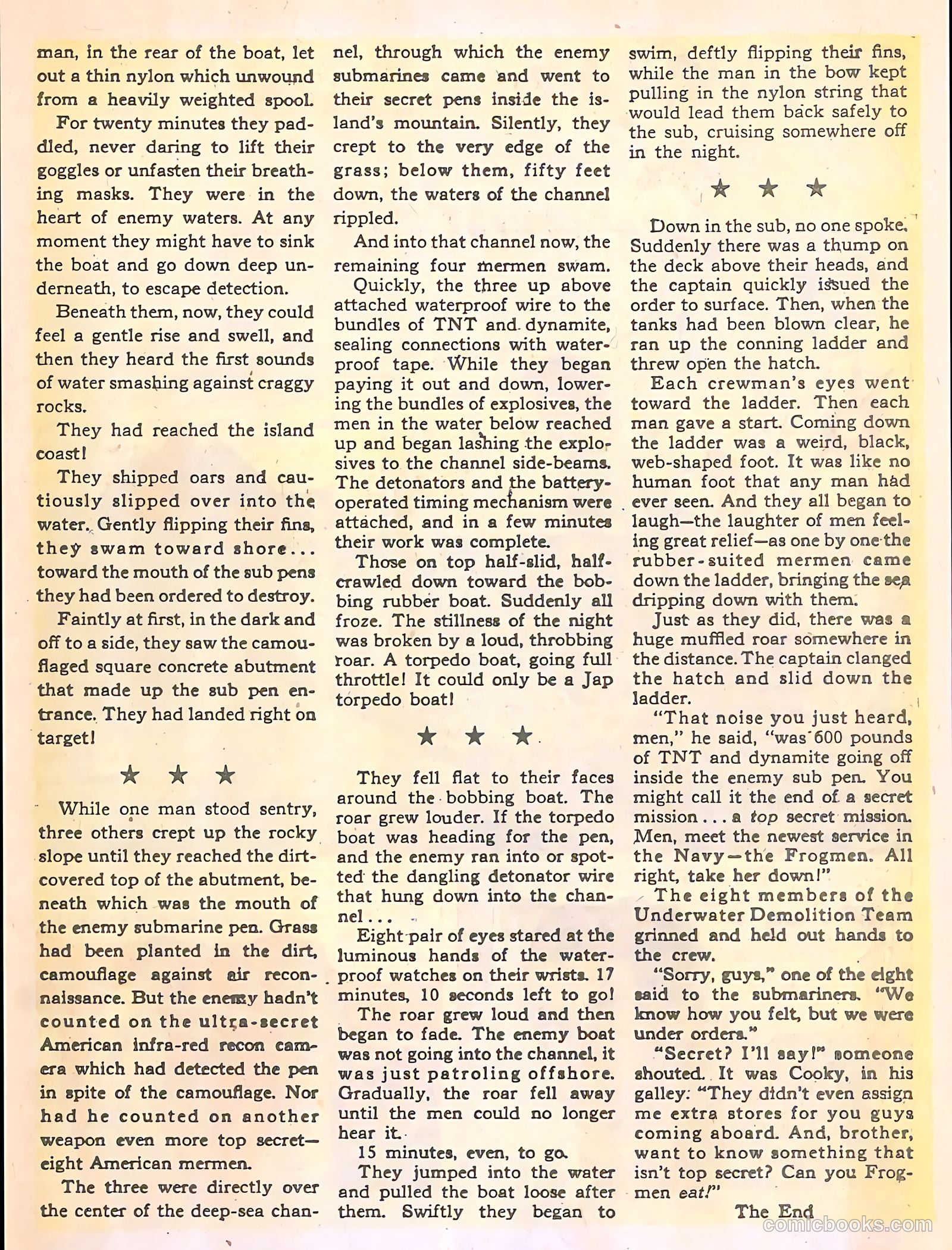 Frogman Comics #1 — page 23 of 36