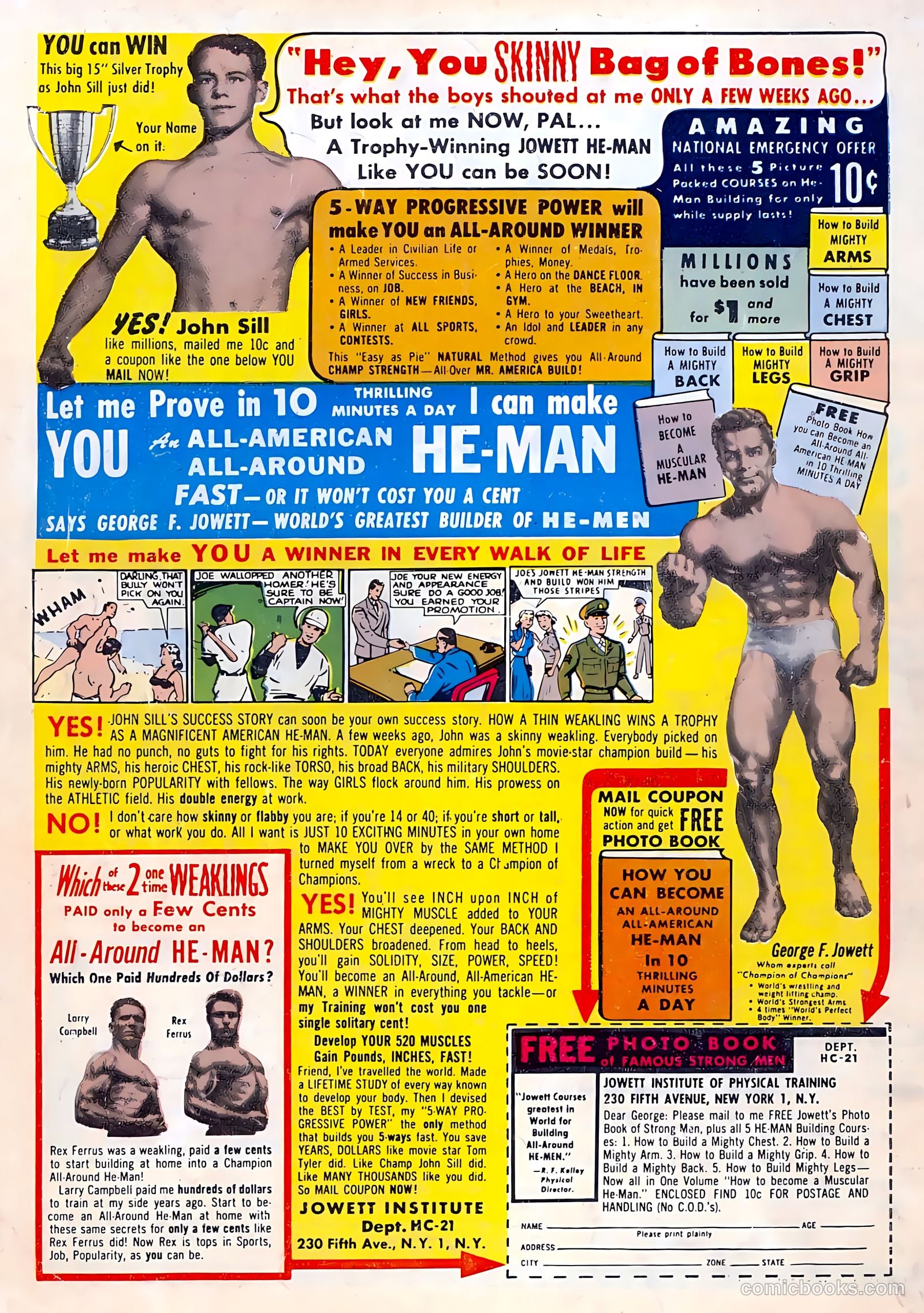 Frogman Comics #1 — page 36 of 36