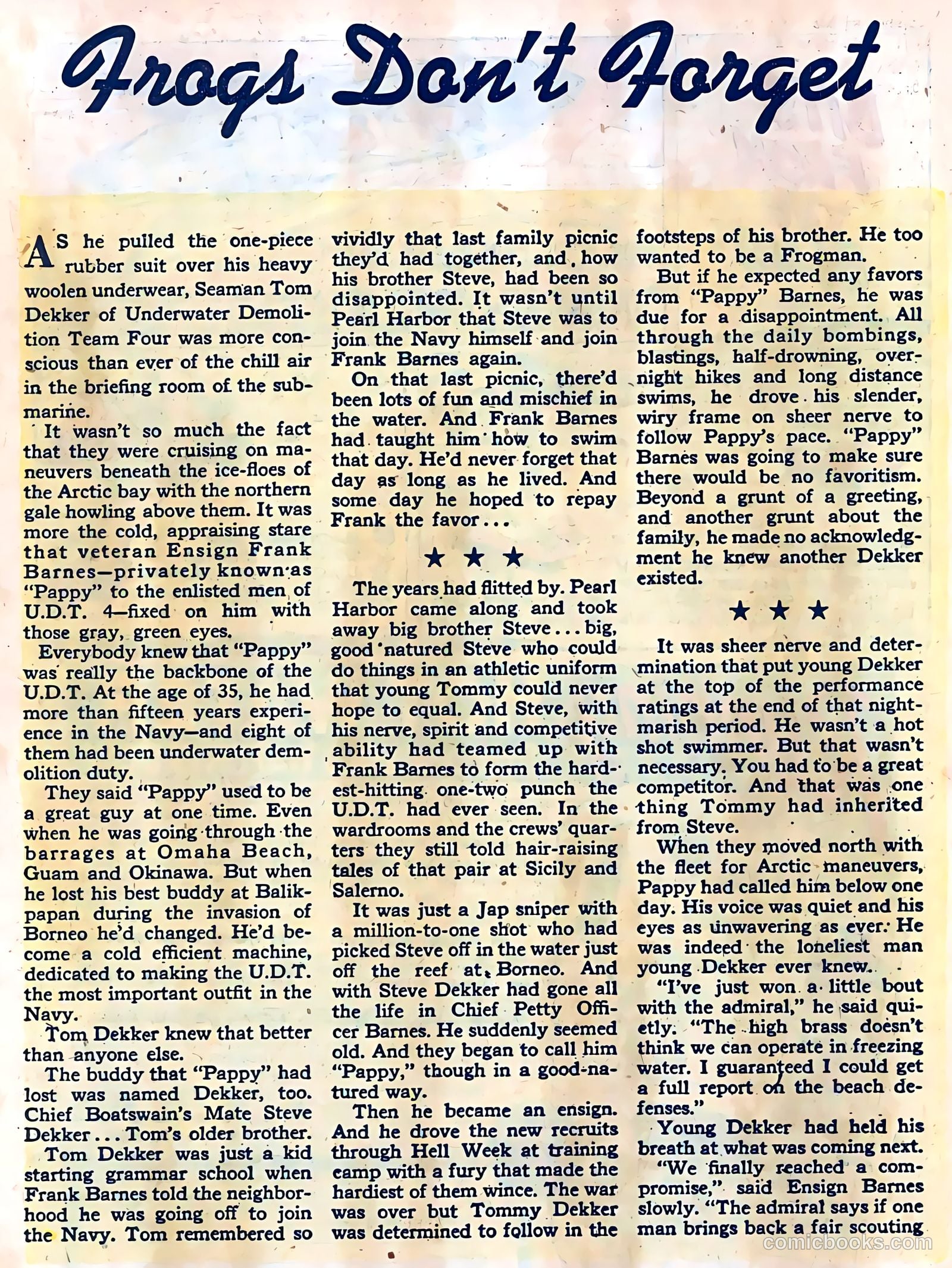 Frogman Comics #3 — page 22 of 36
