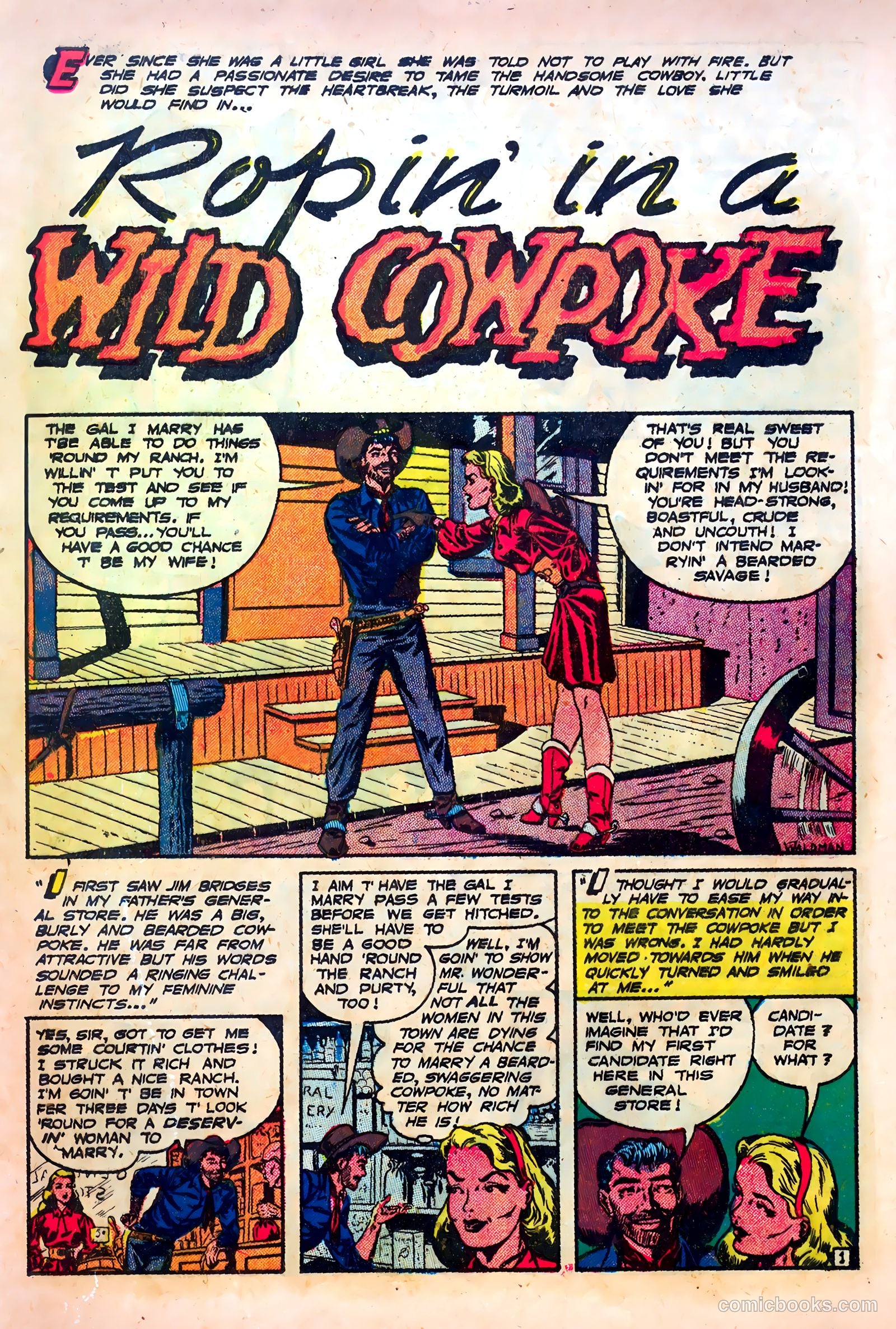 Frontier Romances #1 — page 17 of 36
